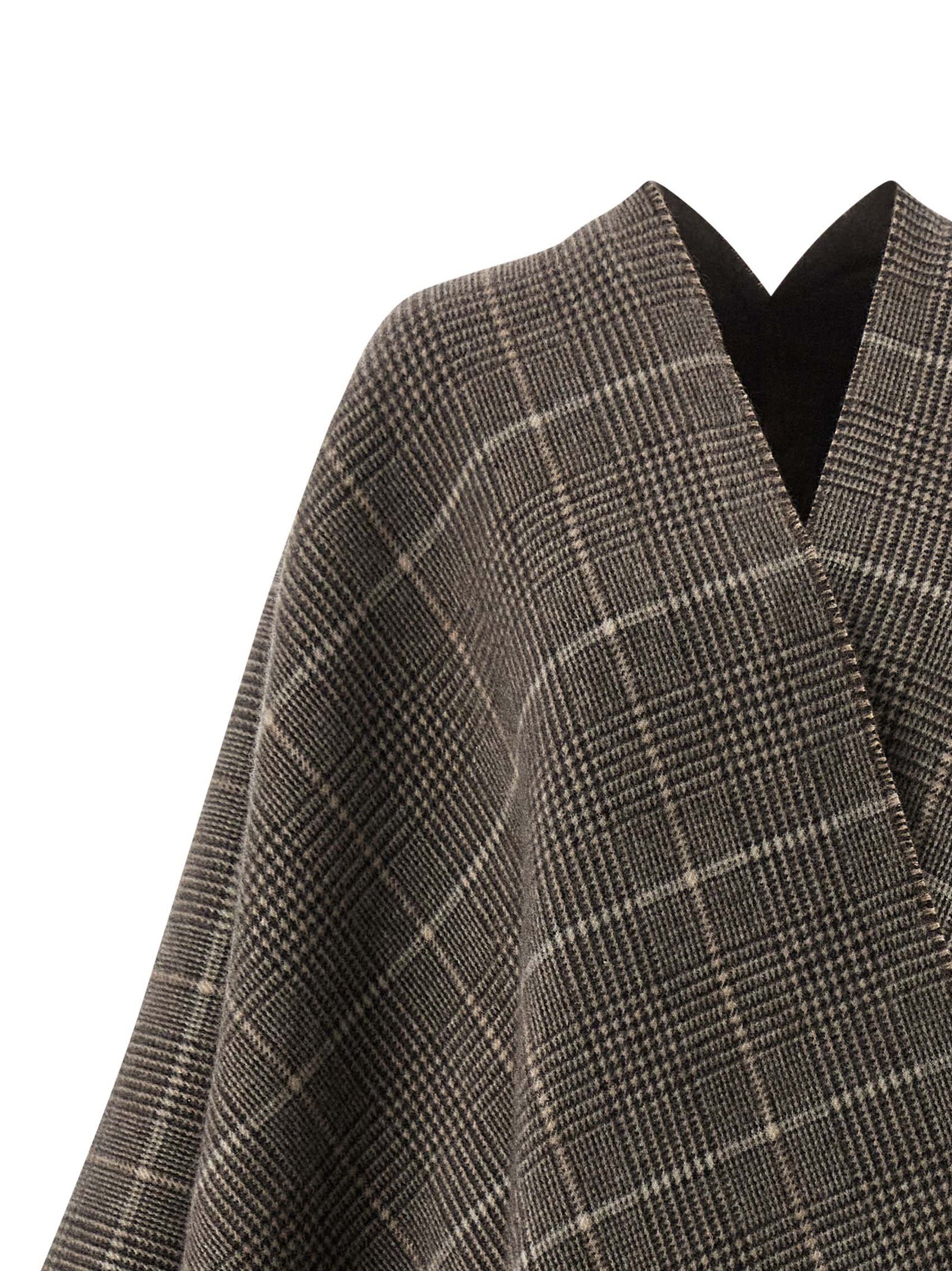 Brunello Cucinelli Cashmere Reversible Poncho