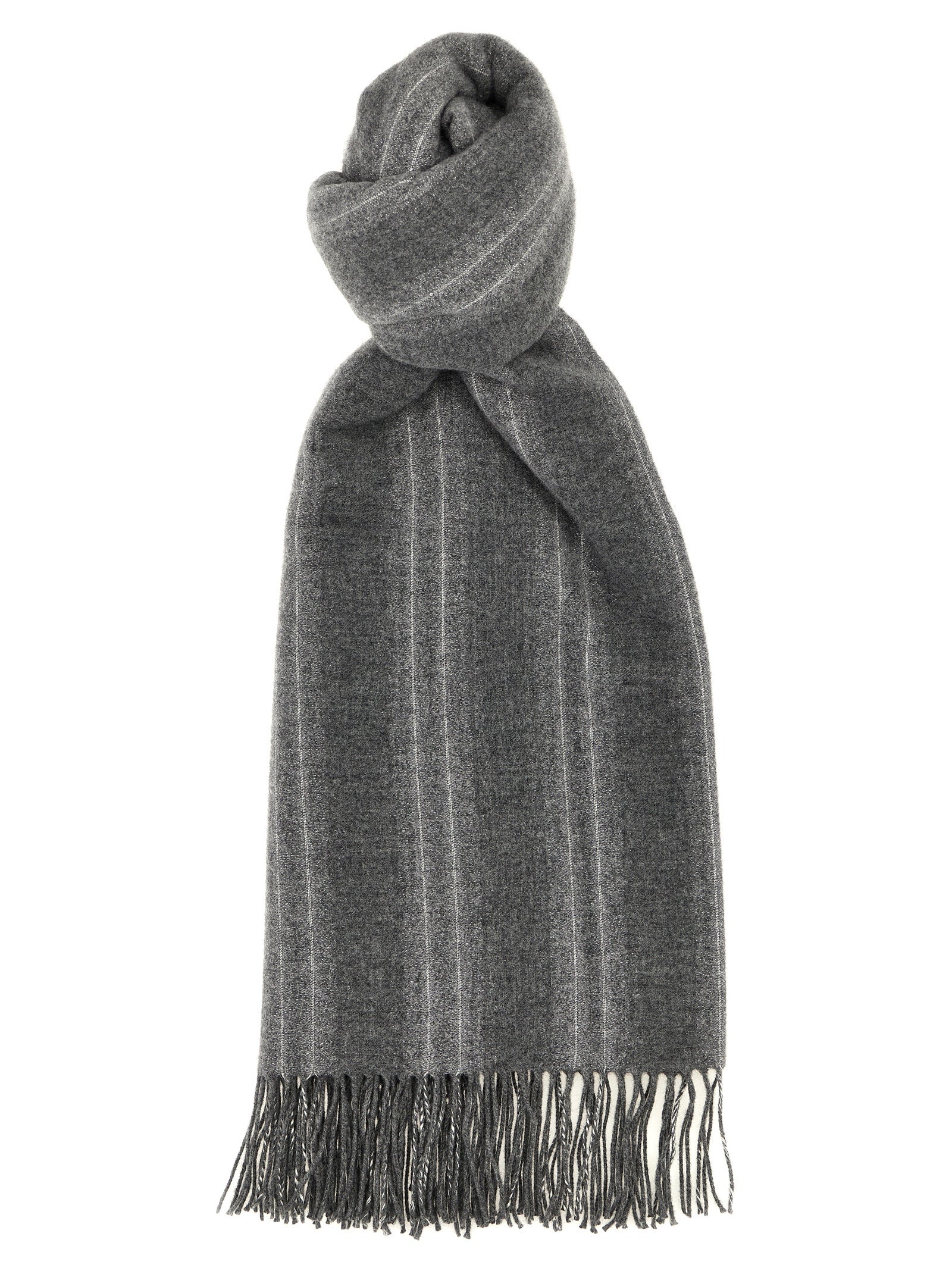 Brunello Cucinelli Lurex Stripes Scarf