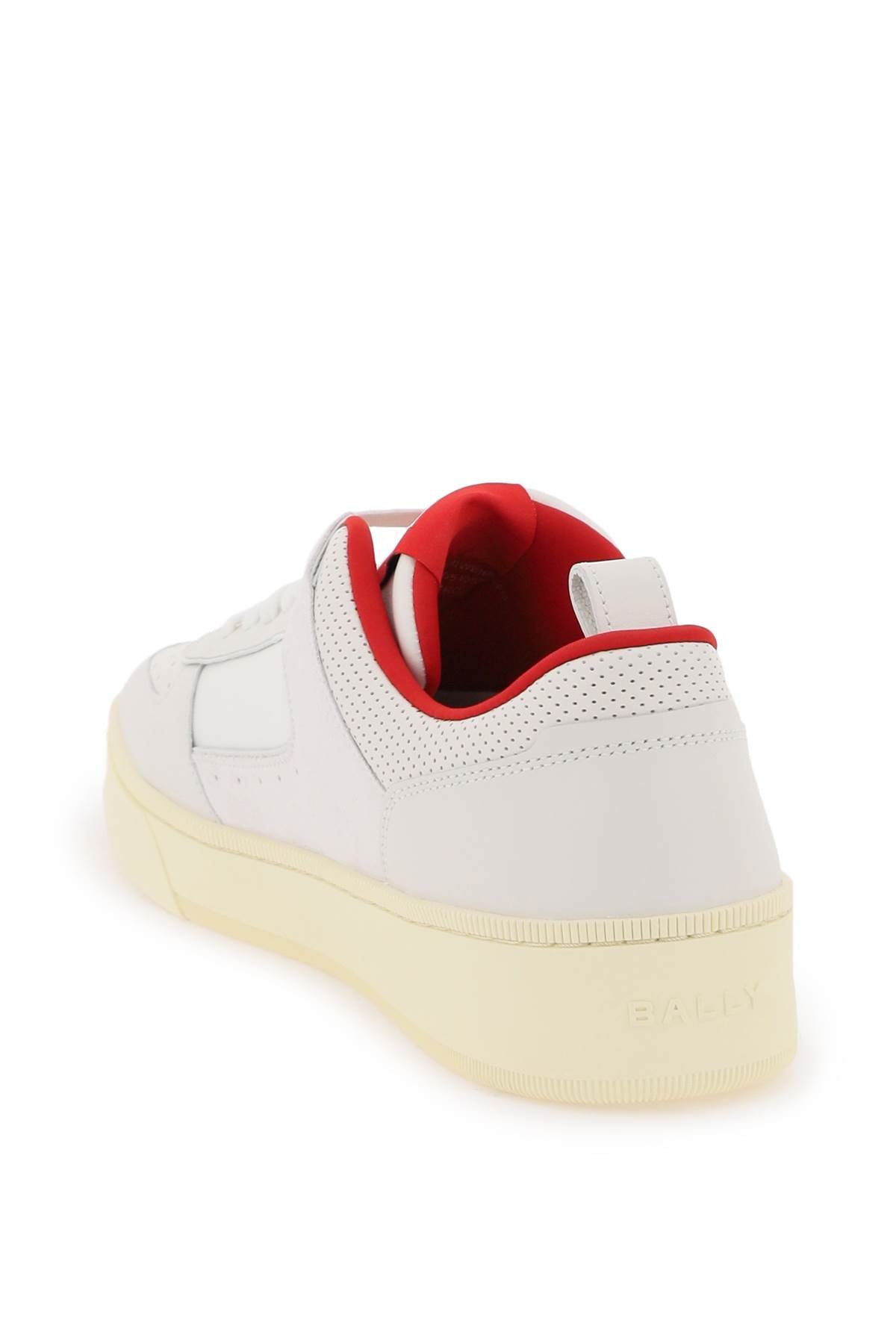 Bally Leather Riweira Sneakers White