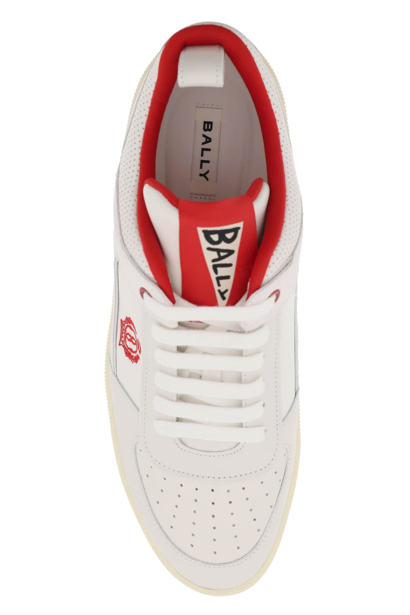 Bally Leather Riweira Sneakers White