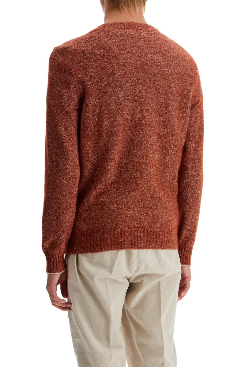 Brunello Cucinelli Buttoned Alpaca And Cotton Pul Red