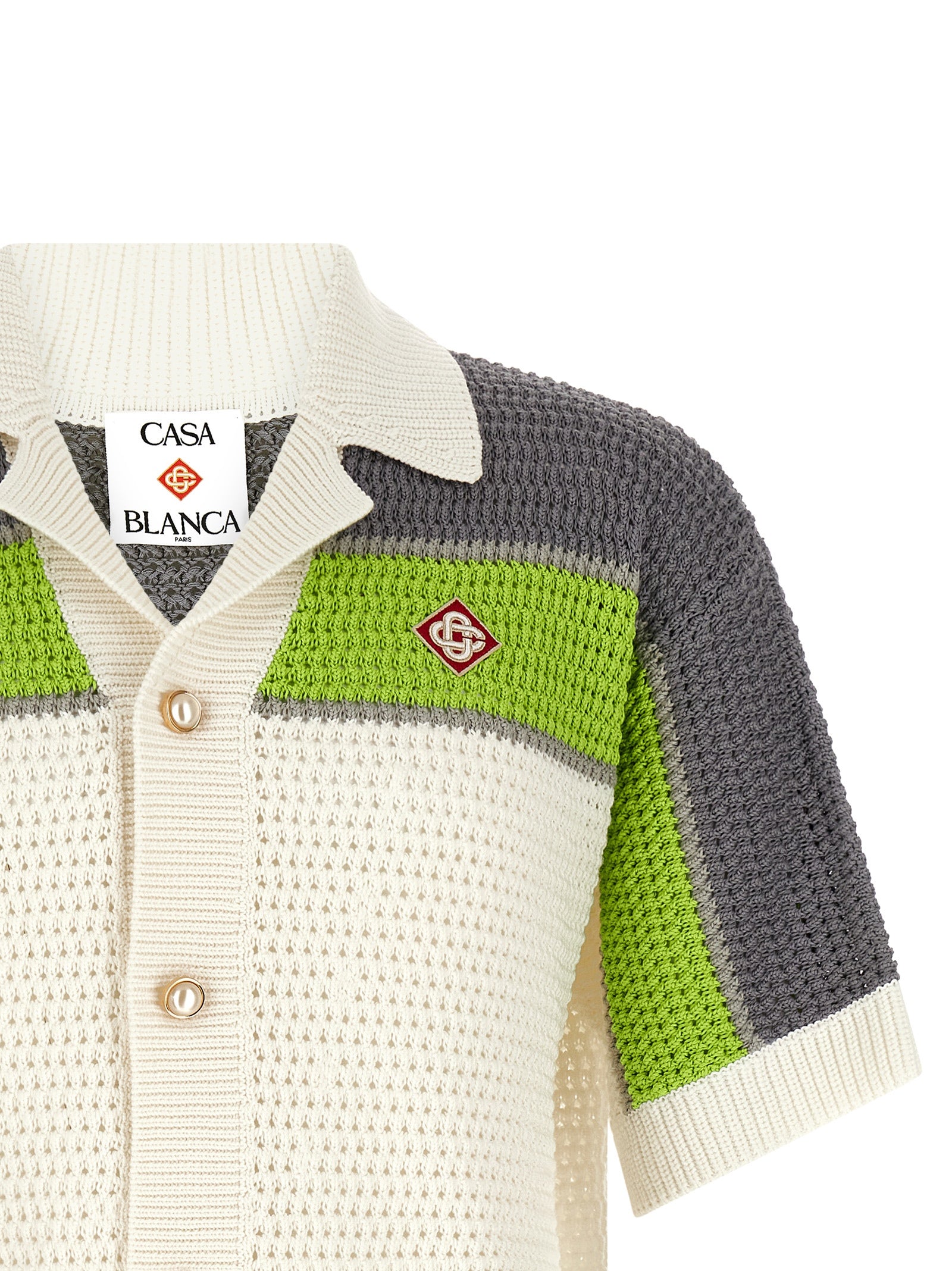 Casablanca 'Stripe Crochet' Shirt