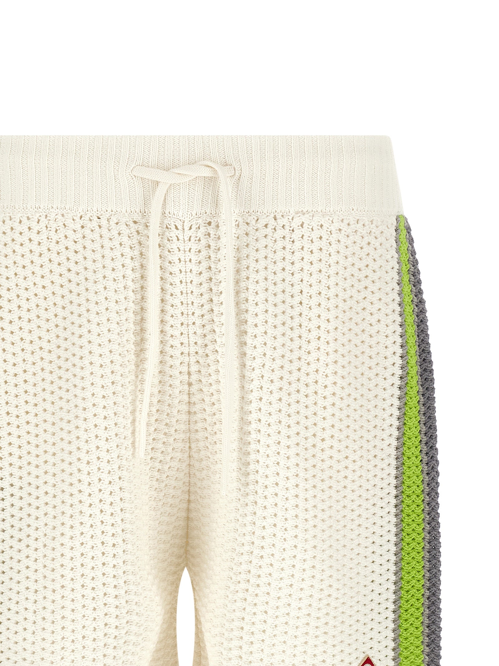 Casablanca 'Stripe Crochet' Bermuda Shorts