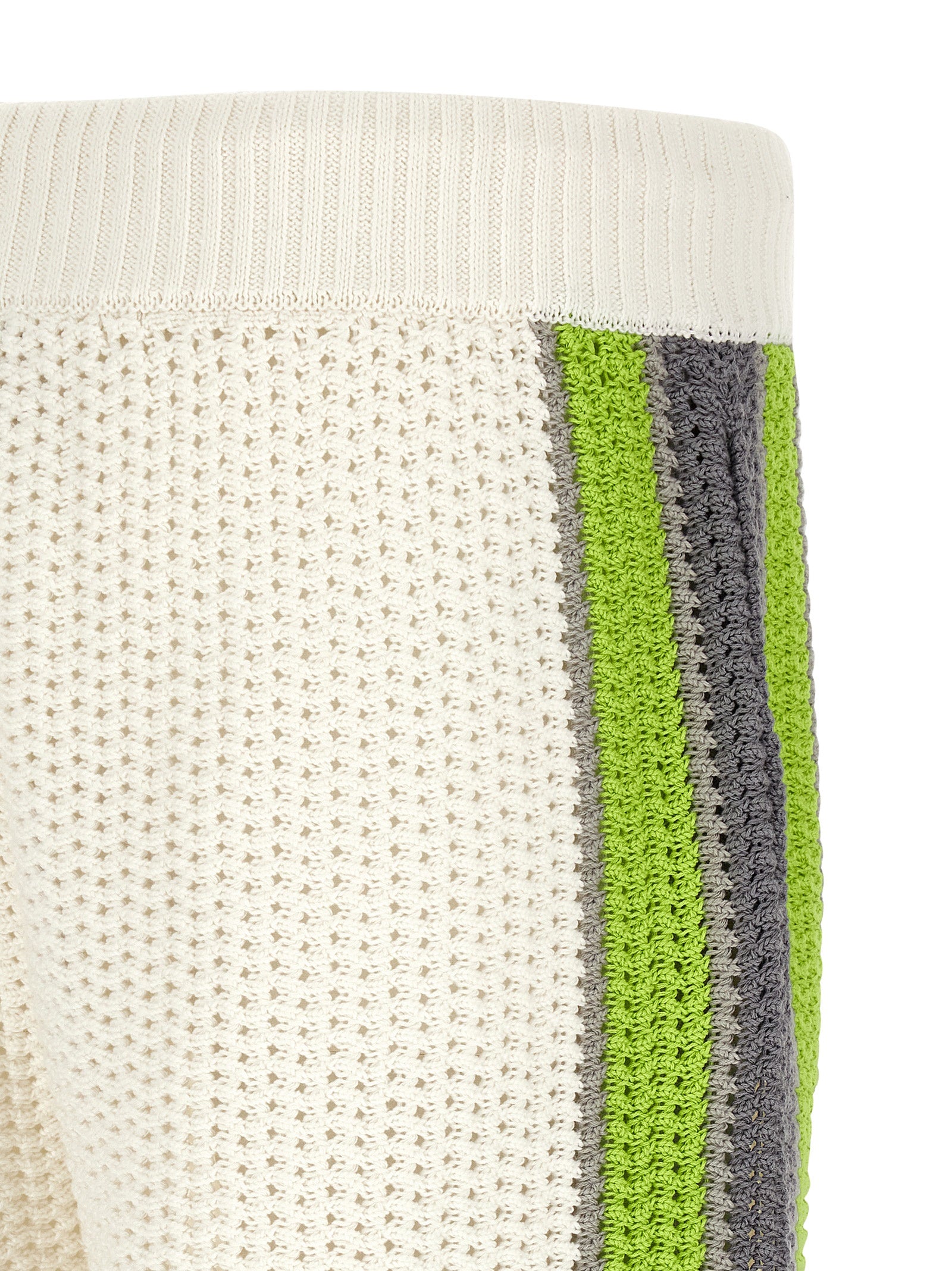 Casablanca 'Stripe Crochet' Bermuda Shorts