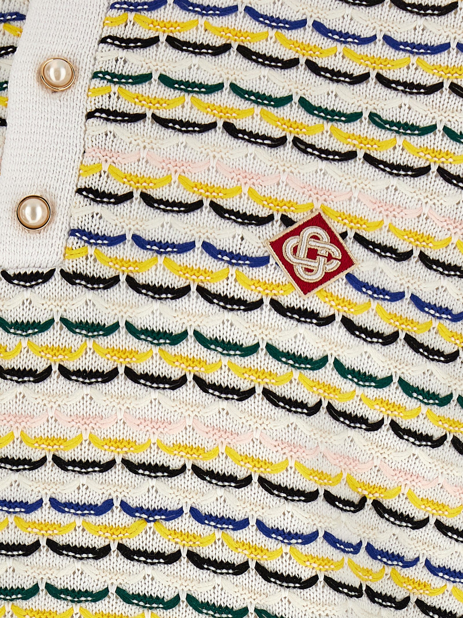 Casablanca 'Tuck Stitch' Polo Shirt