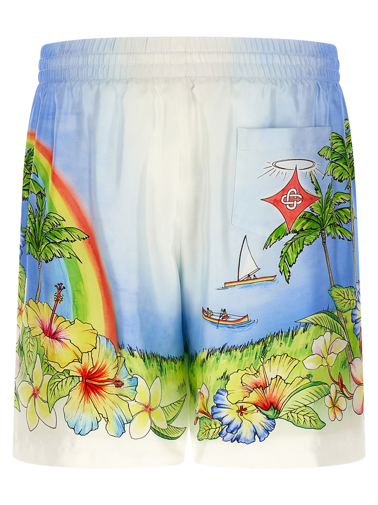 Casablanca 'Aloha' Bermuda Shorts