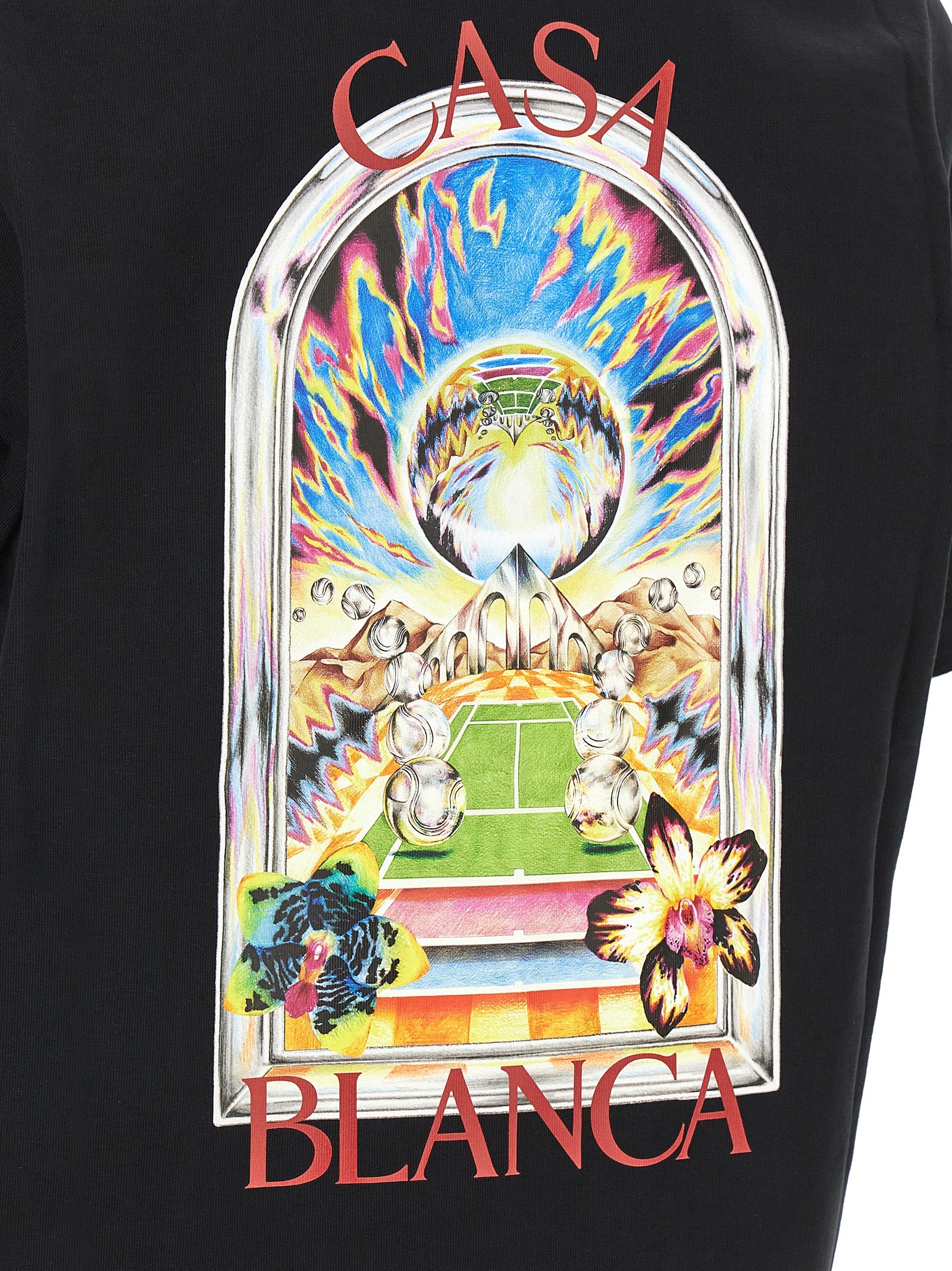 Casablanca 'Tennis Landscape' T-Shirt