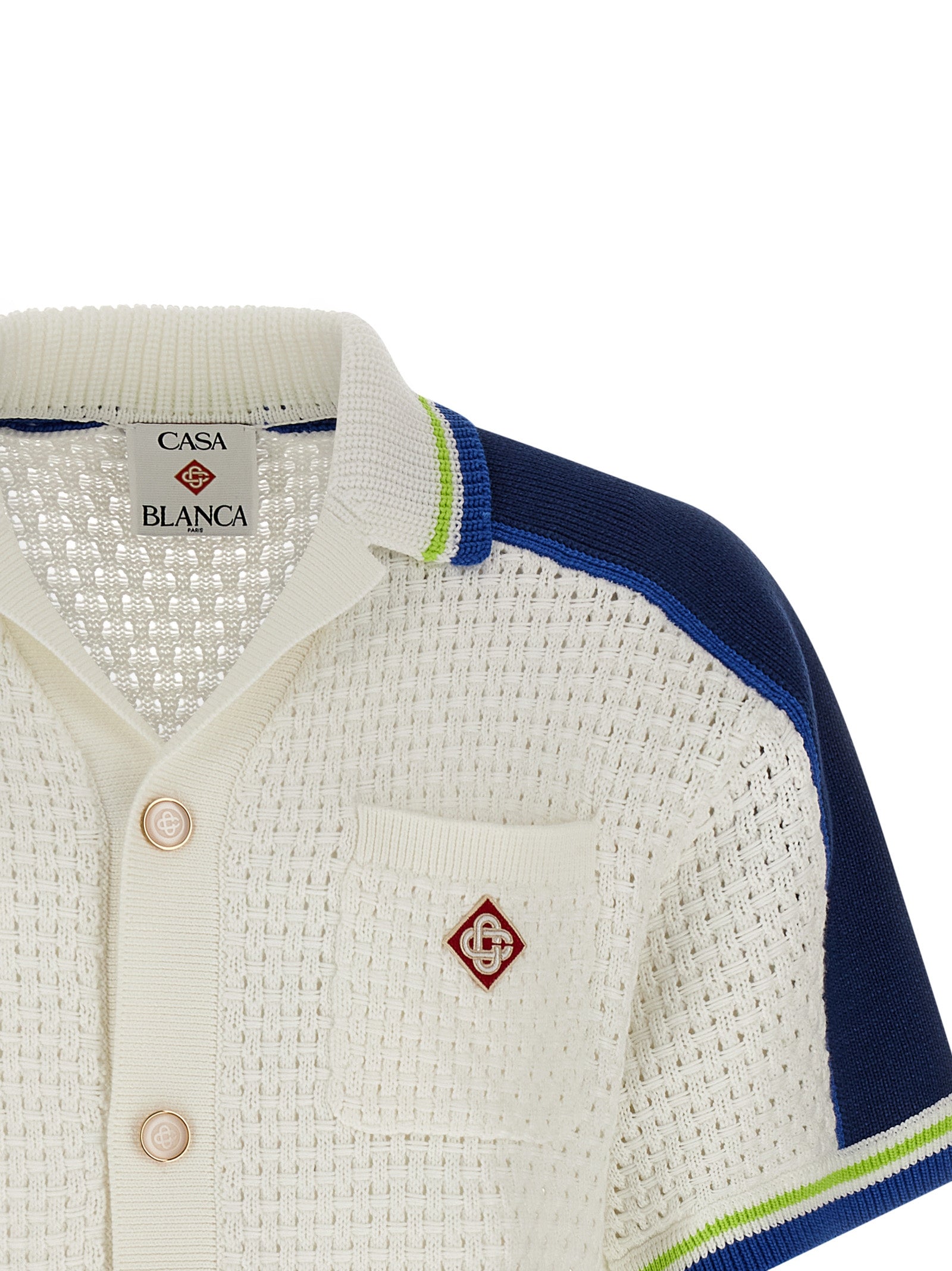 Casablanca 'Tennis Cotton Crochet' Shirt