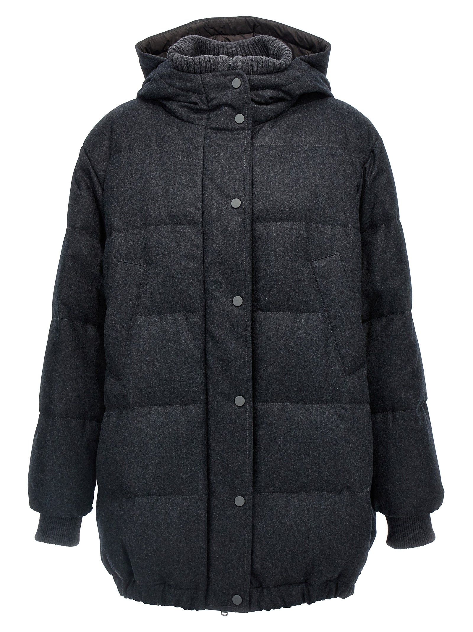 Brunello Cucinelli Padded Wool Down Jacket