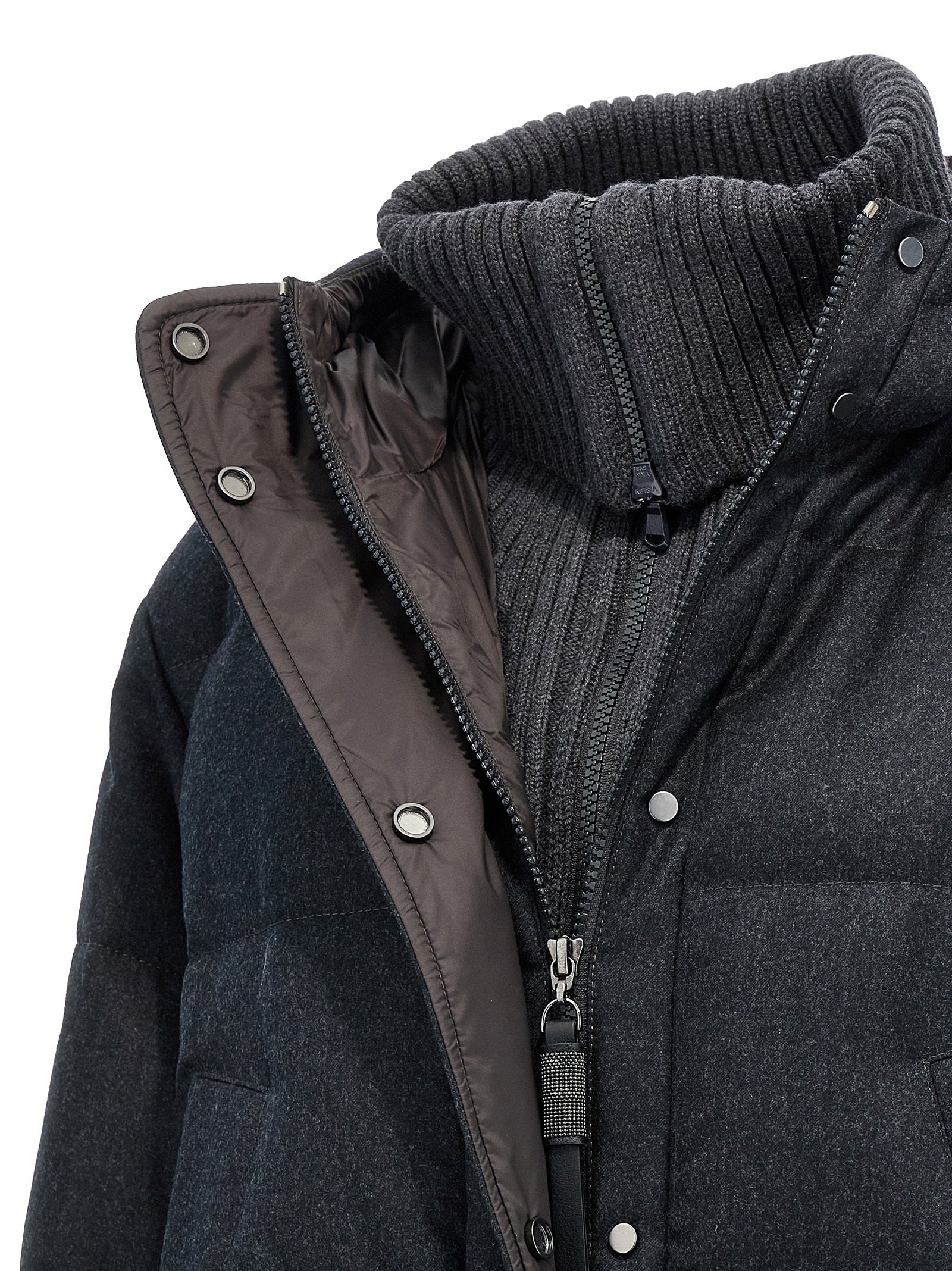 Brunello Cucinelli Padded Wool Down Jacket