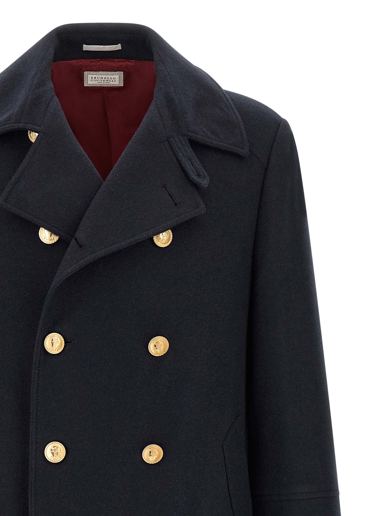 Brunello Cucinelli Double-Breasted Coat