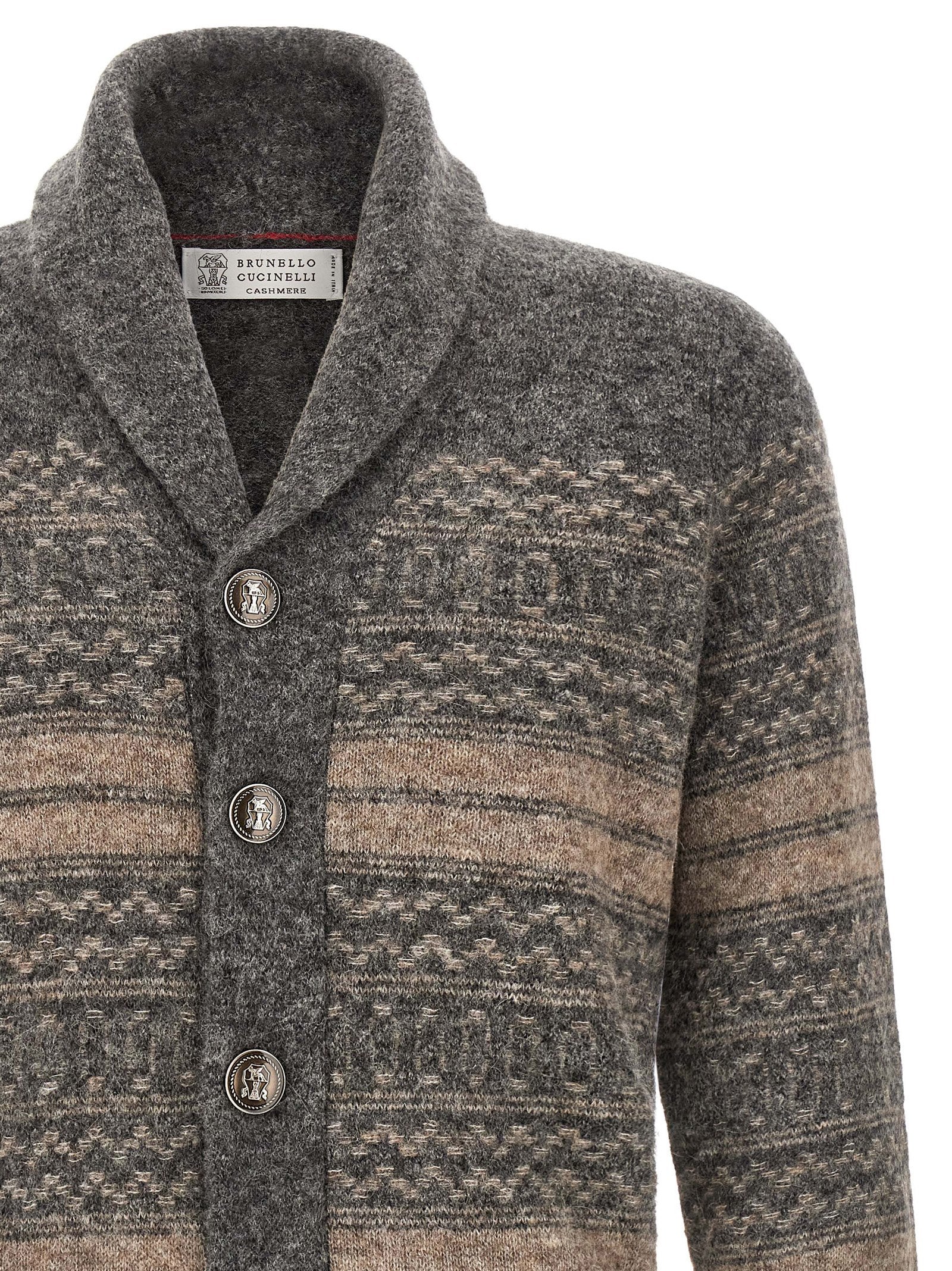 Brunello Cucinelli 'Nordic Jacquard' Cardigan