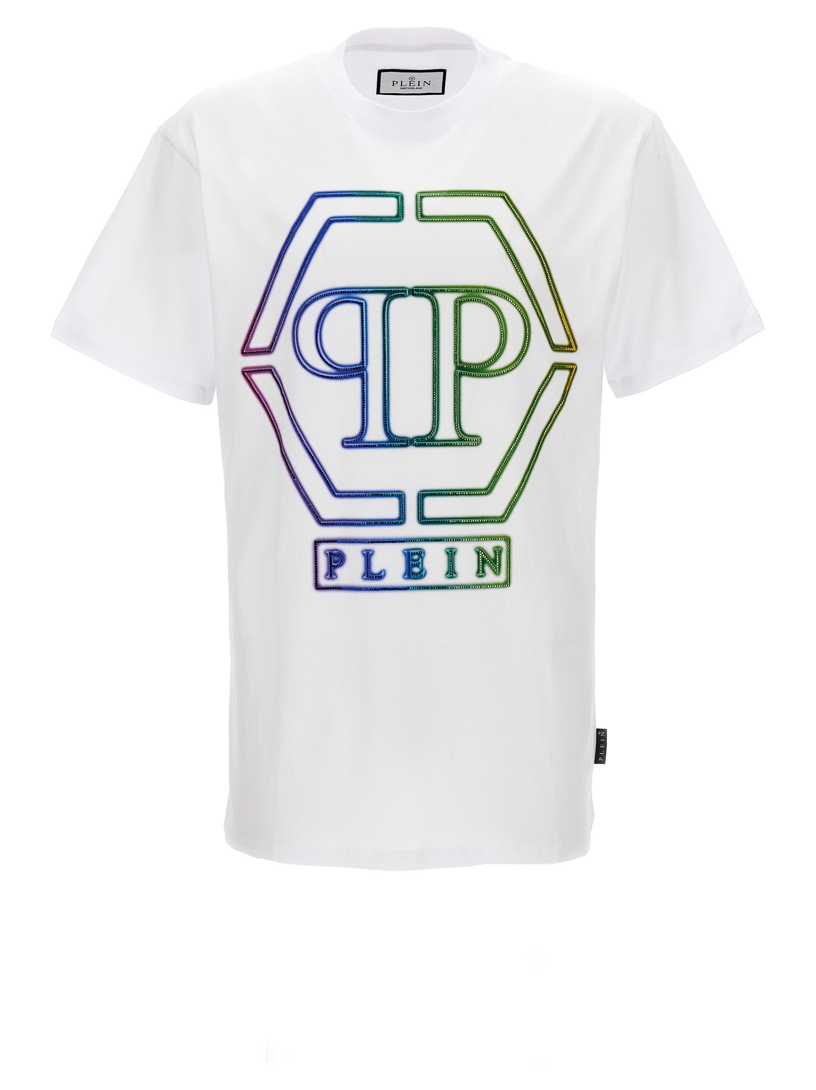 Philipp Plein Rhinestone Logo T-Shirt