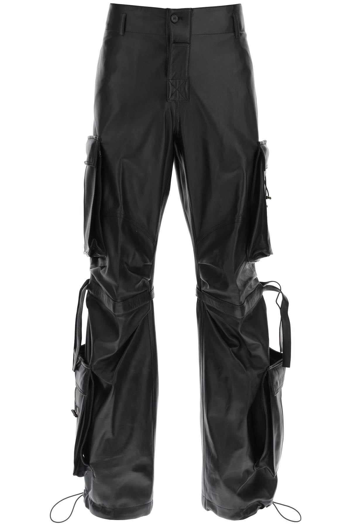 Darkpark Luis Lamb-Leather Cargo Pants