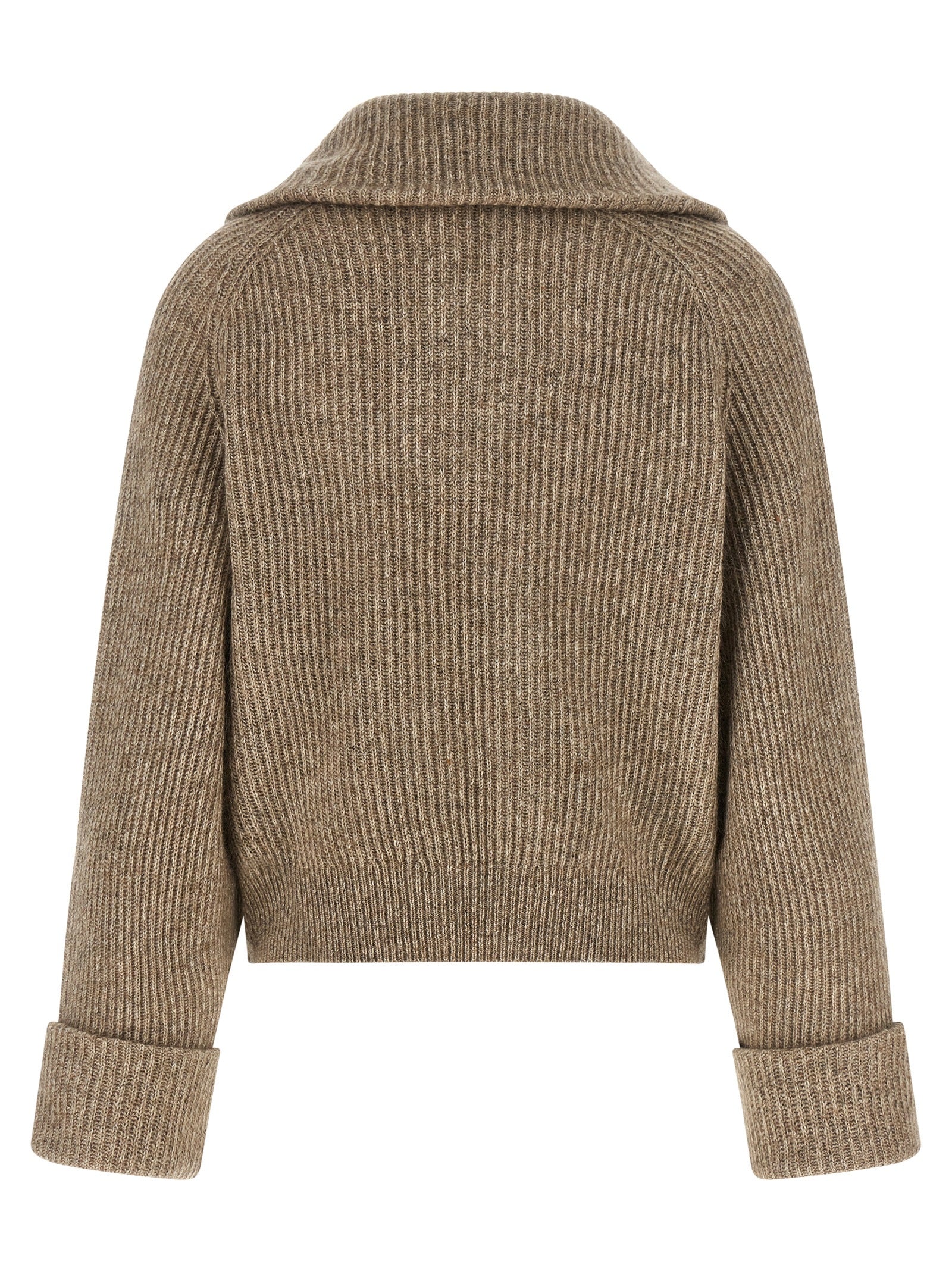 Brunello Cucinelli 'Shiny Zipper Pull' Cardigan