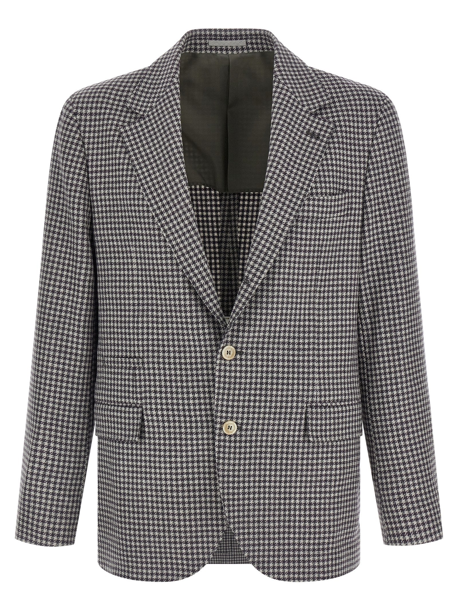 Brunello Cucinelli Houndstooth Blazer