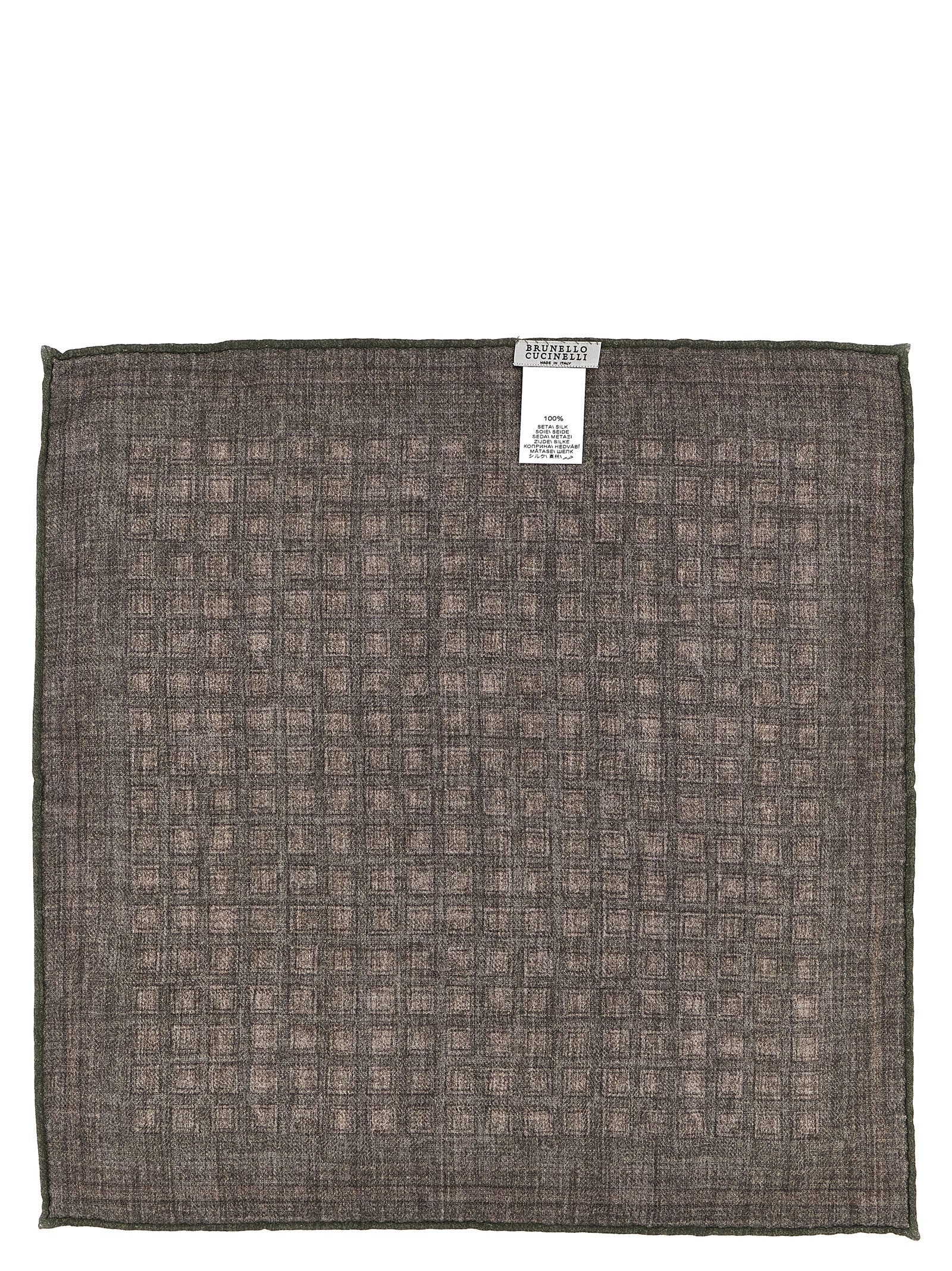 Brunello Cucinelli Patterned Pocket Clutch