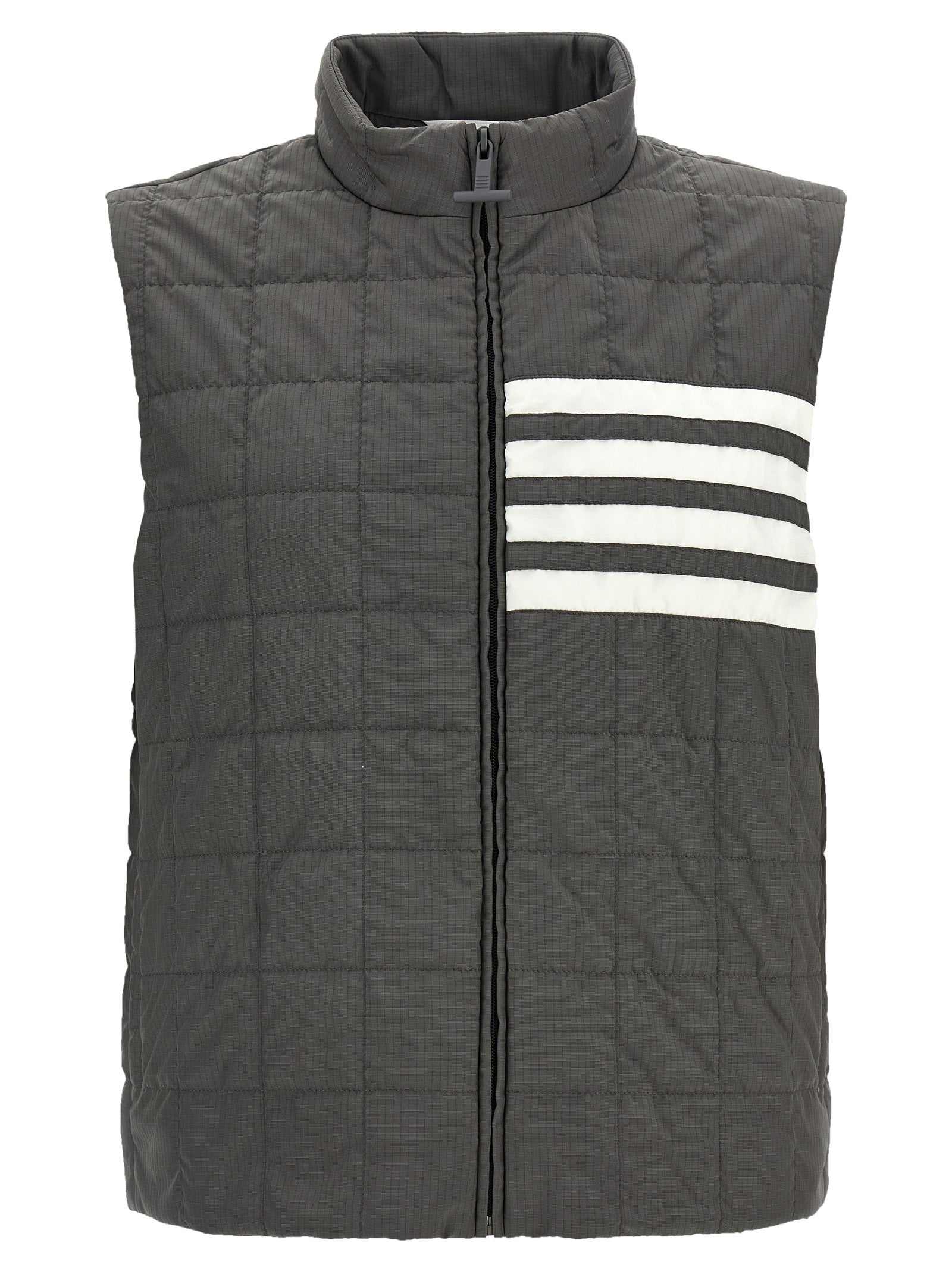 Thom Browne '4Bar' Ripstop Shiny Vest