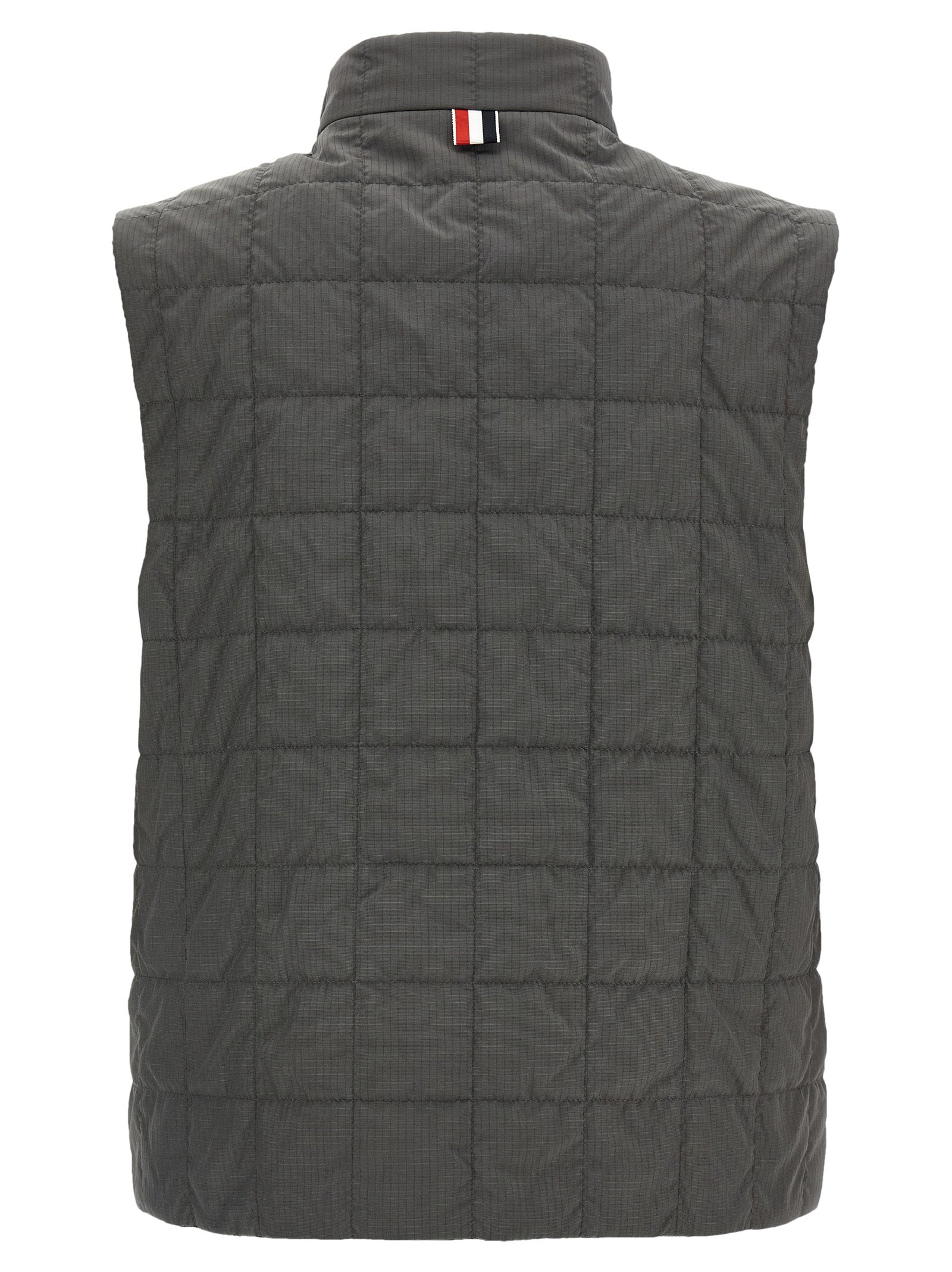 Thom Browne '4Bar' Ripstop Shiny Vest
