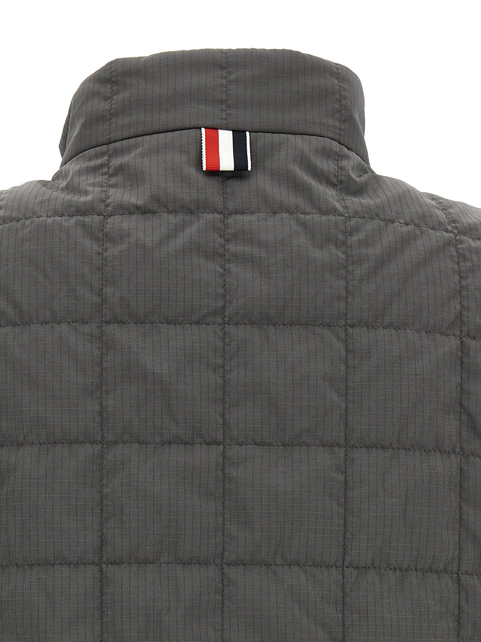 Thom Browne '4Bar' Ripstop Shiny Vest