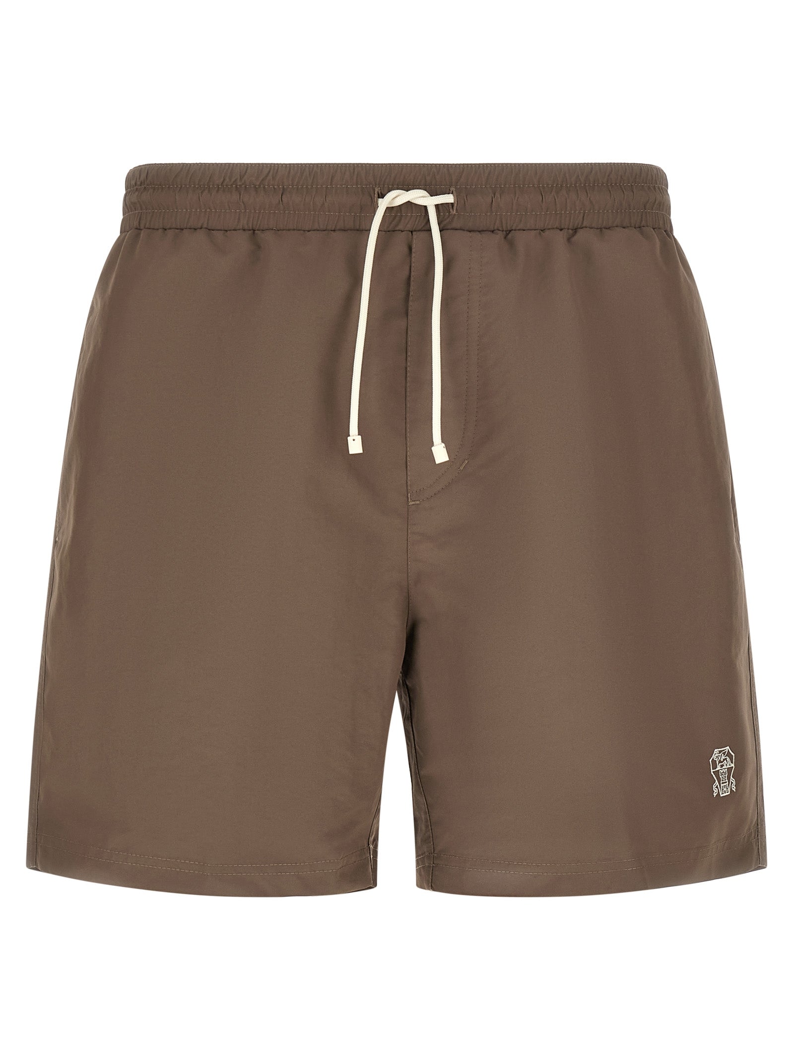 Brunello Cucinelli Logo Embroidery Swimsuit