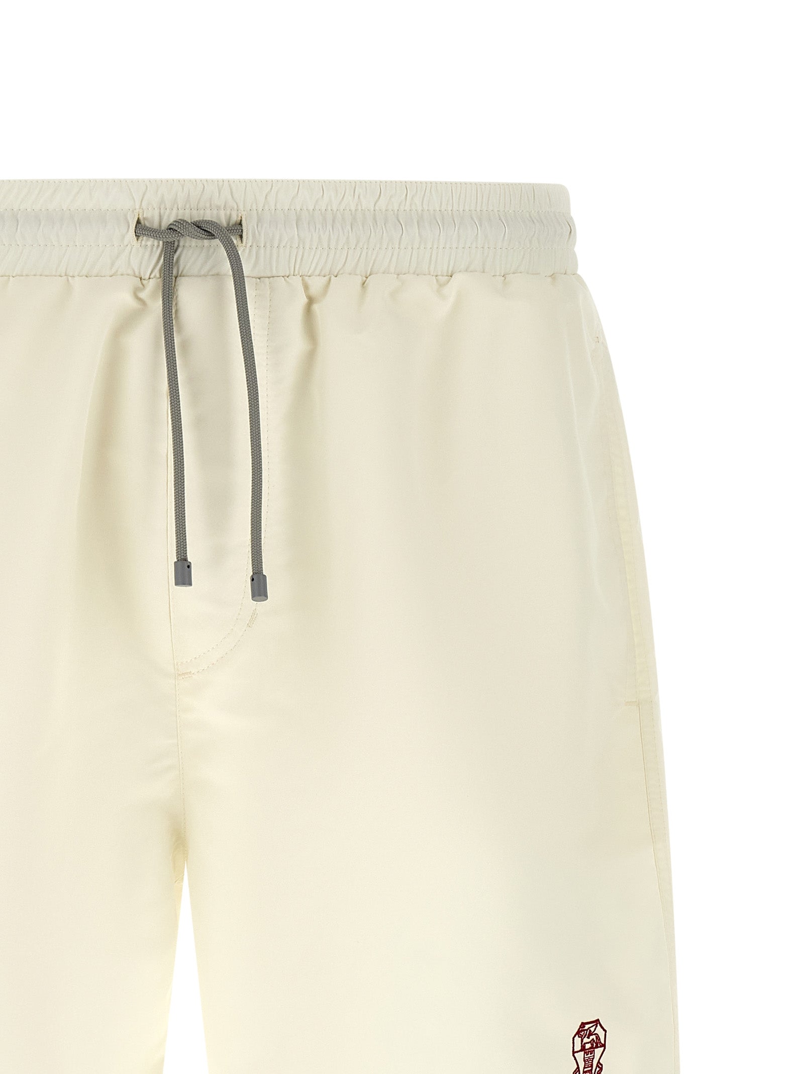 Brunello Cucinelli Logo Embroidery Swimsuit