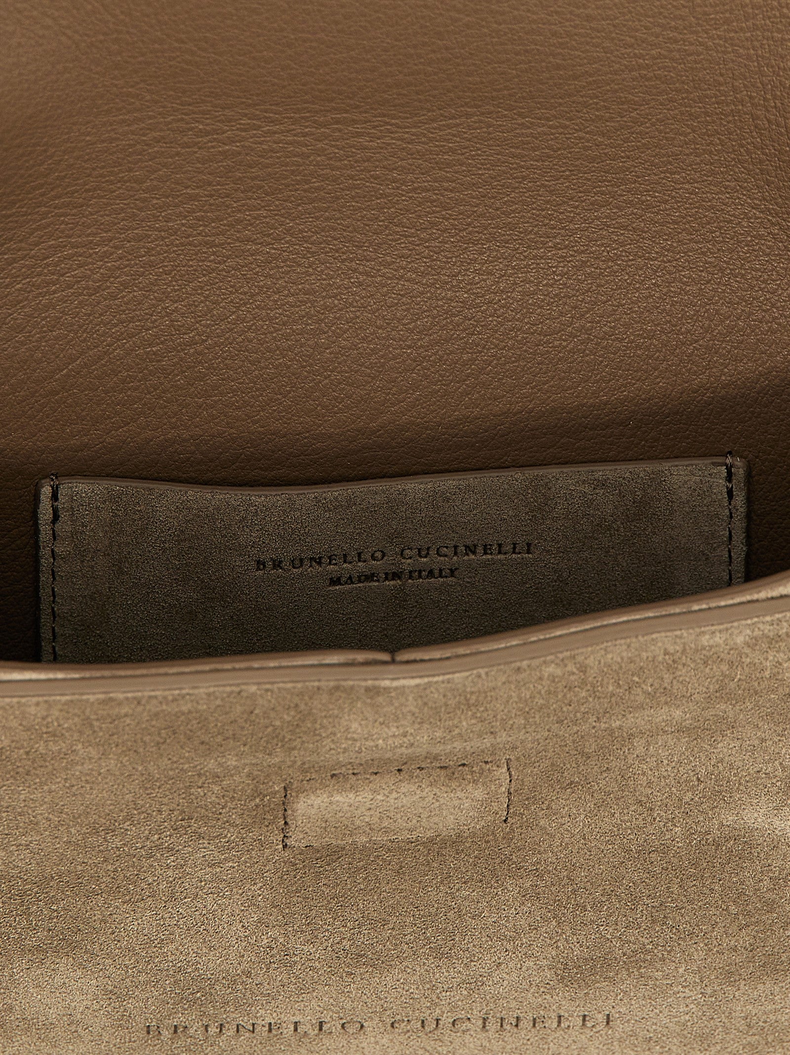 Brunello Cucinelli Monile Suede Clutch Bag