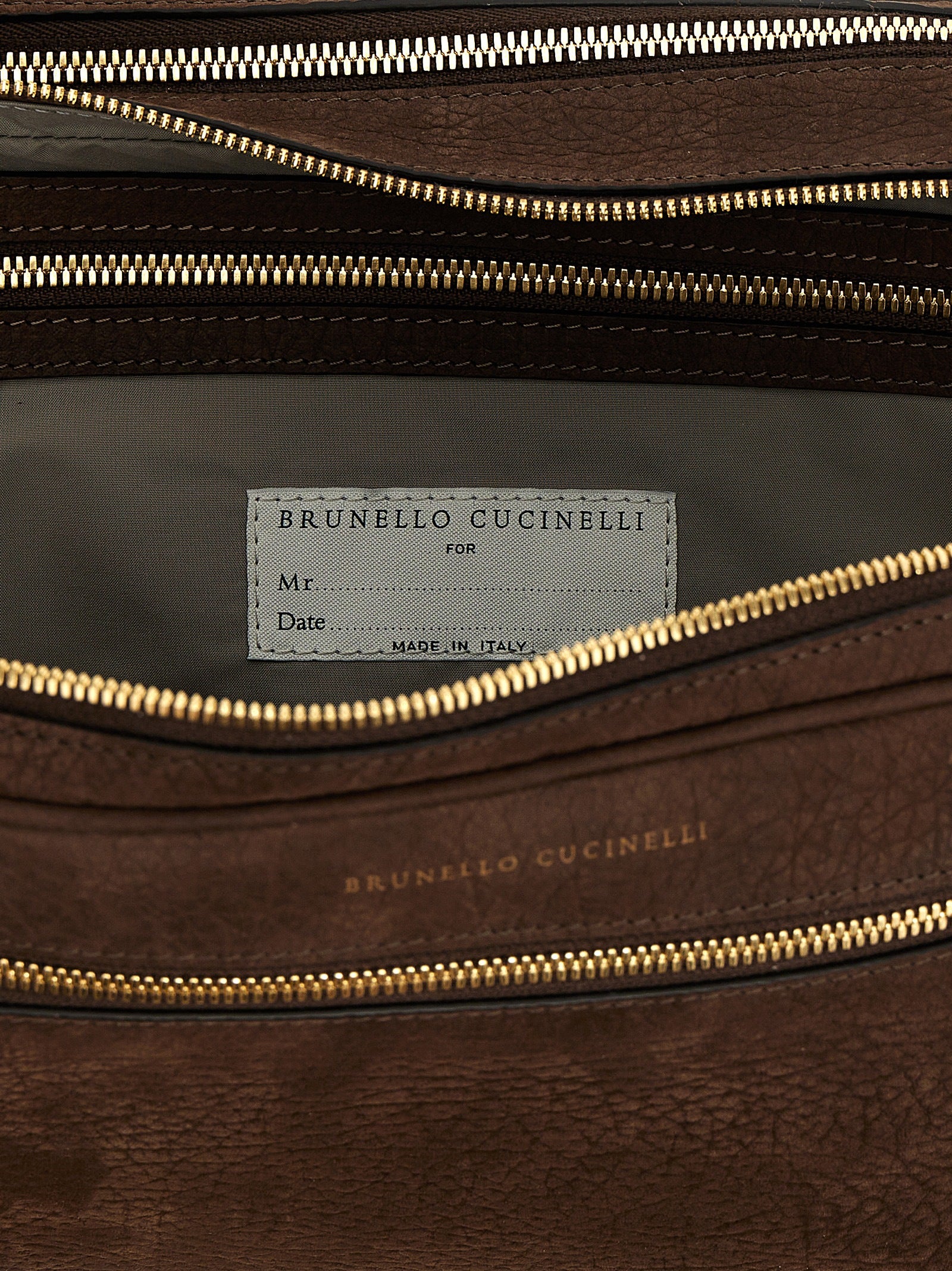 Brunello Cucinelli Logo Nubuck Beauty