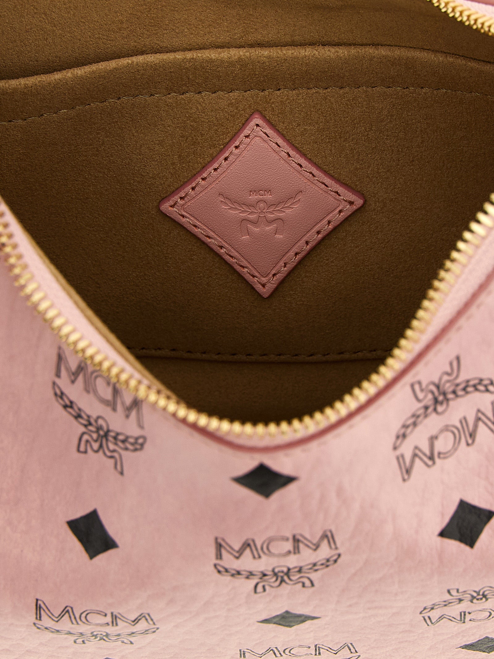 Mcm 'Aren Crescent Hobo' Shoulder Bag