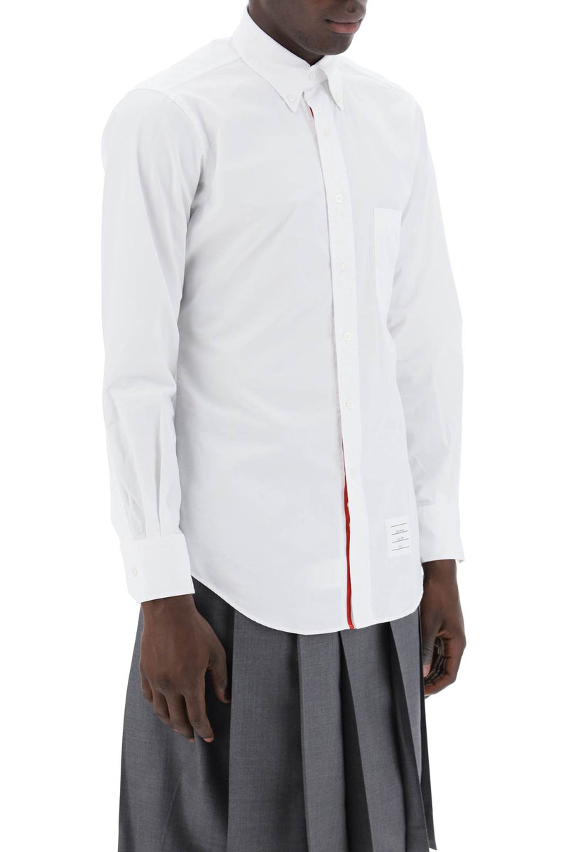 Thom Browne Classic Fit Oxford Shirt White