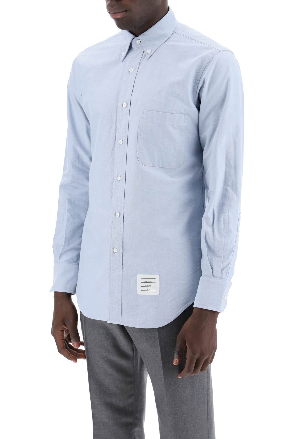 Thom Browne Camicia Classic Fit In Oxford