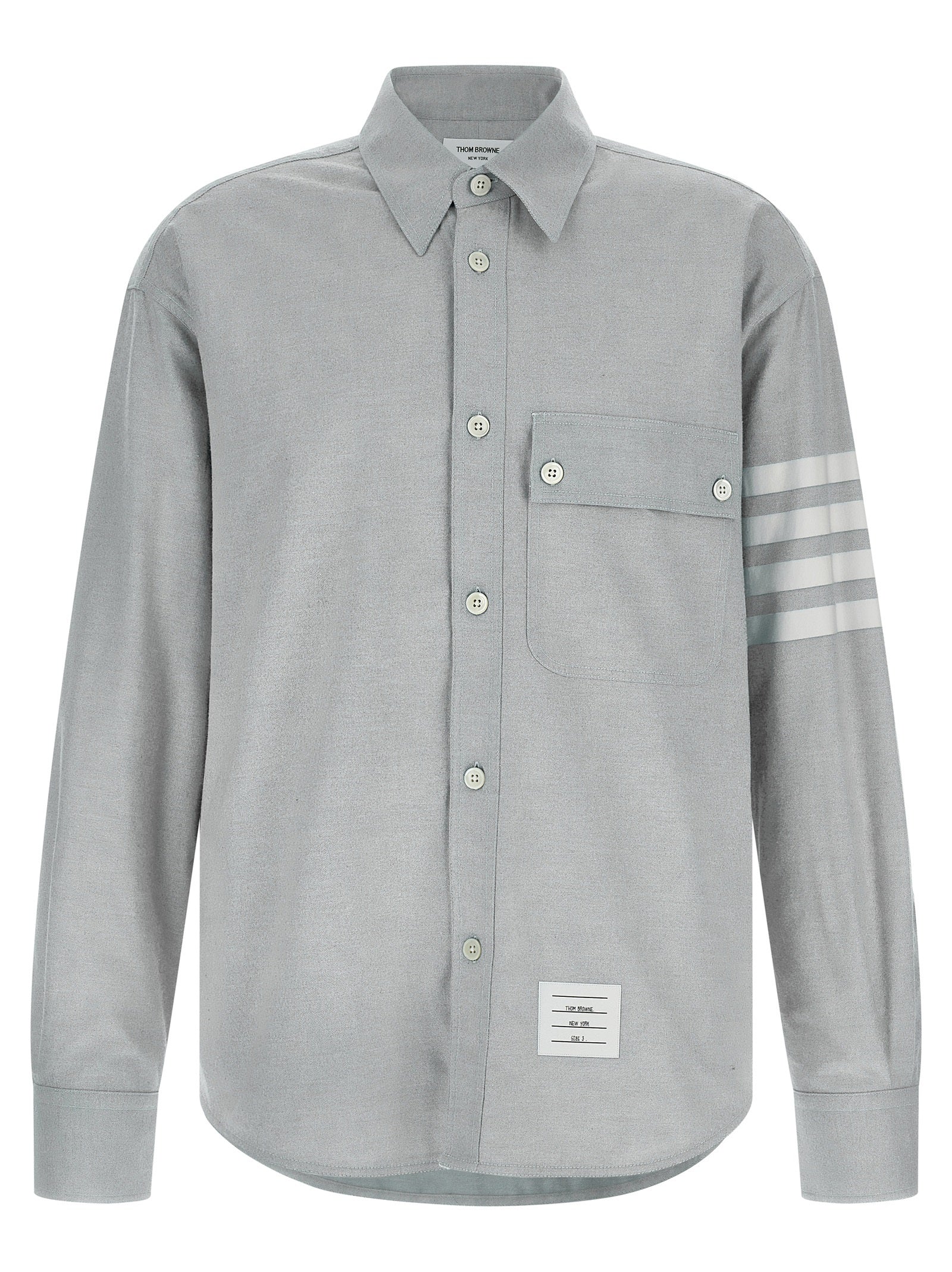 Thom Browne '4Bar' Flannel Shirt