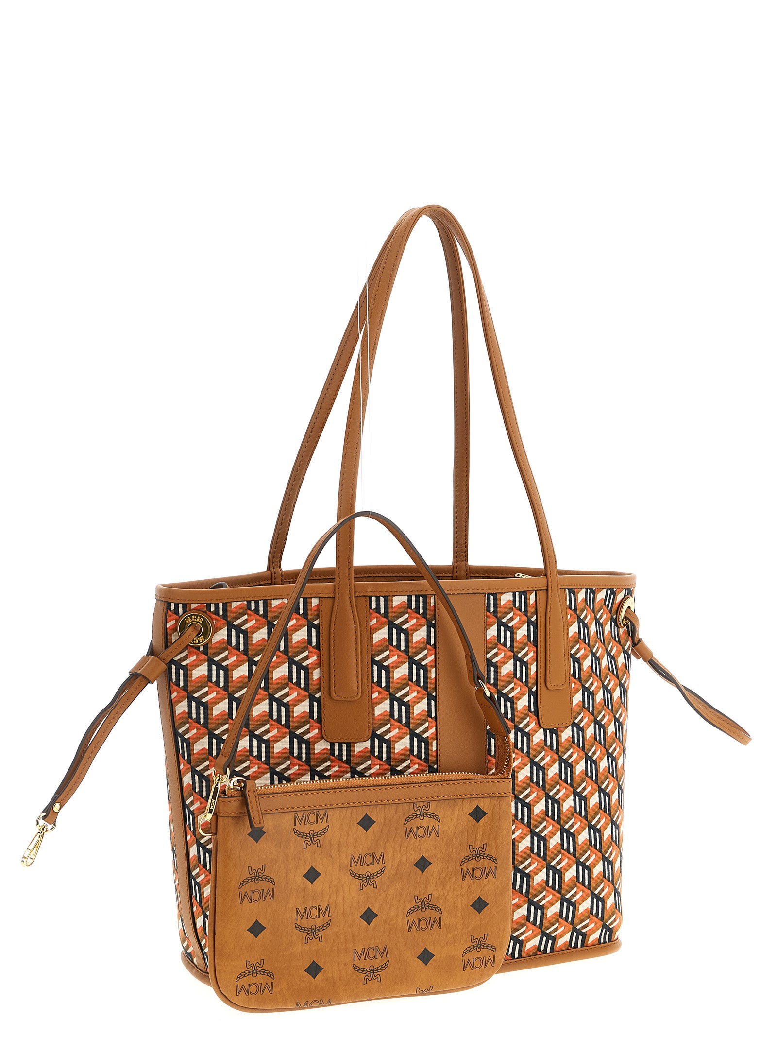 Mcm 'Liz' Small Reversible Shopping Bag