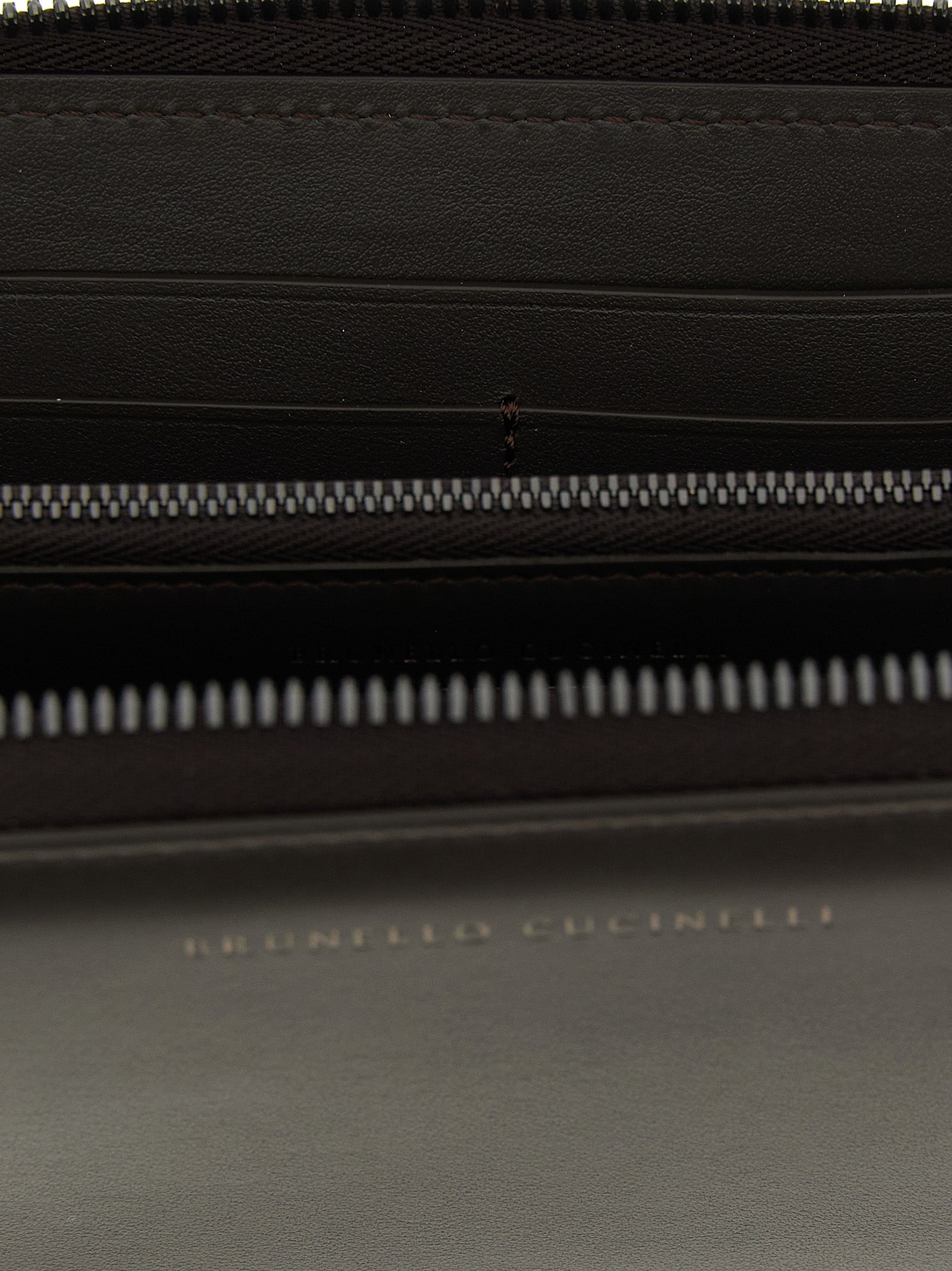 Brunello Cucinelli 'Shiny Zipper Pull' Wallet