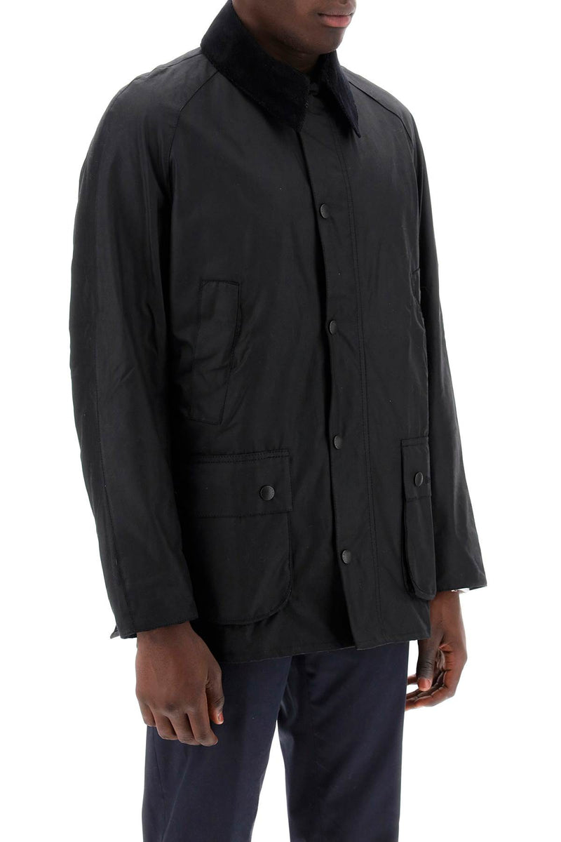 Barbour Ashby Waxed Jacket Black