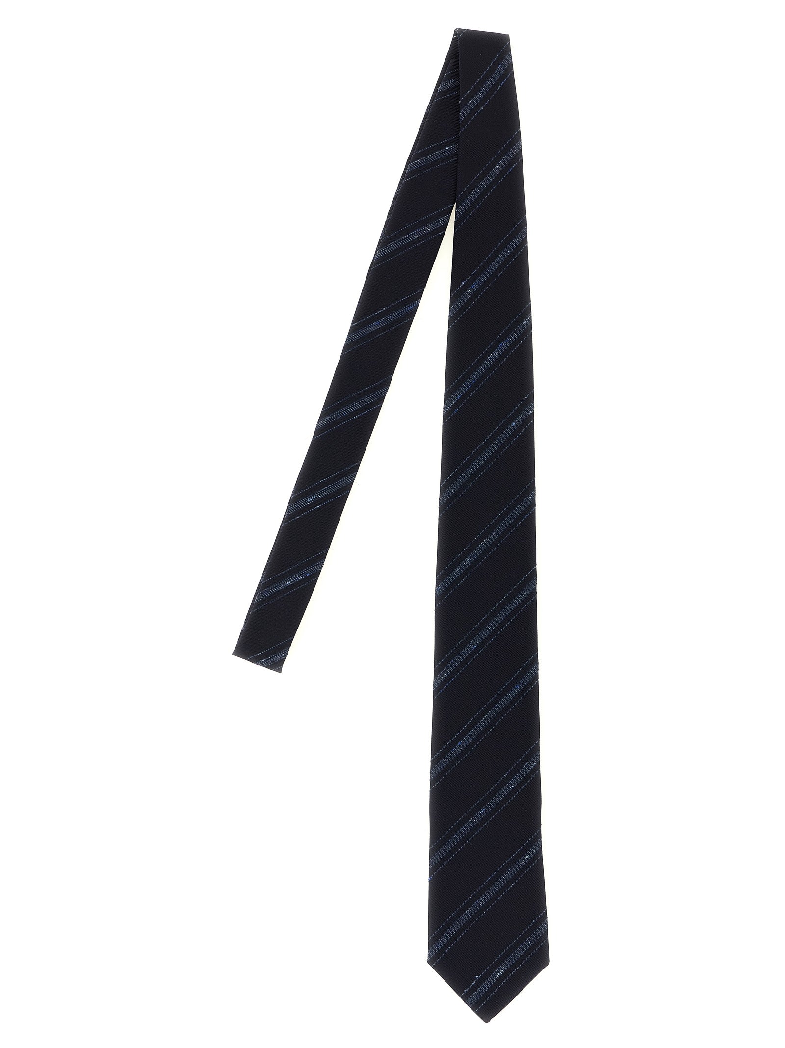 Brunello Cucinelli Flamed Stripe Tie