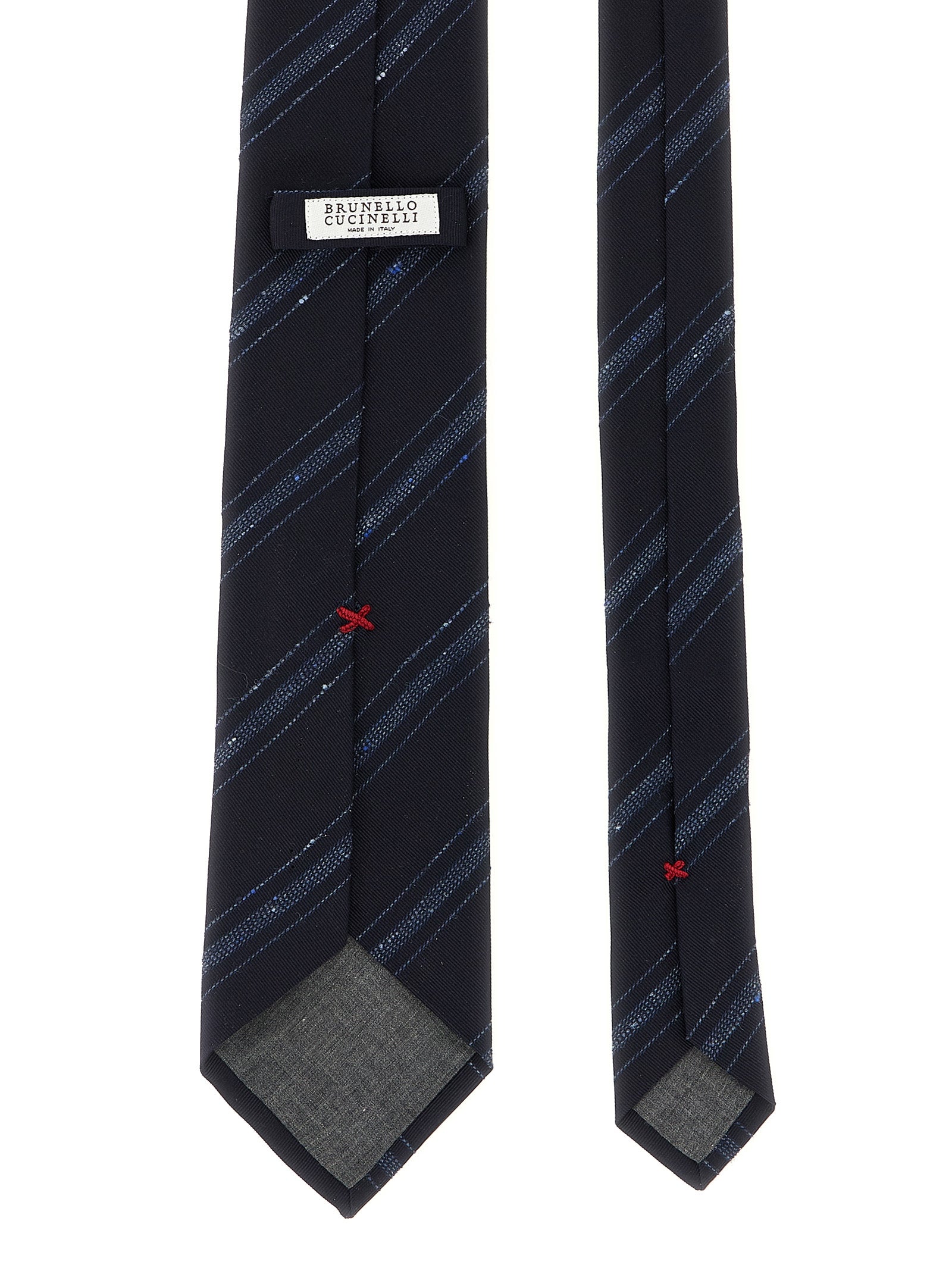 Brunello Cucinelli Flamed Stripe Tie