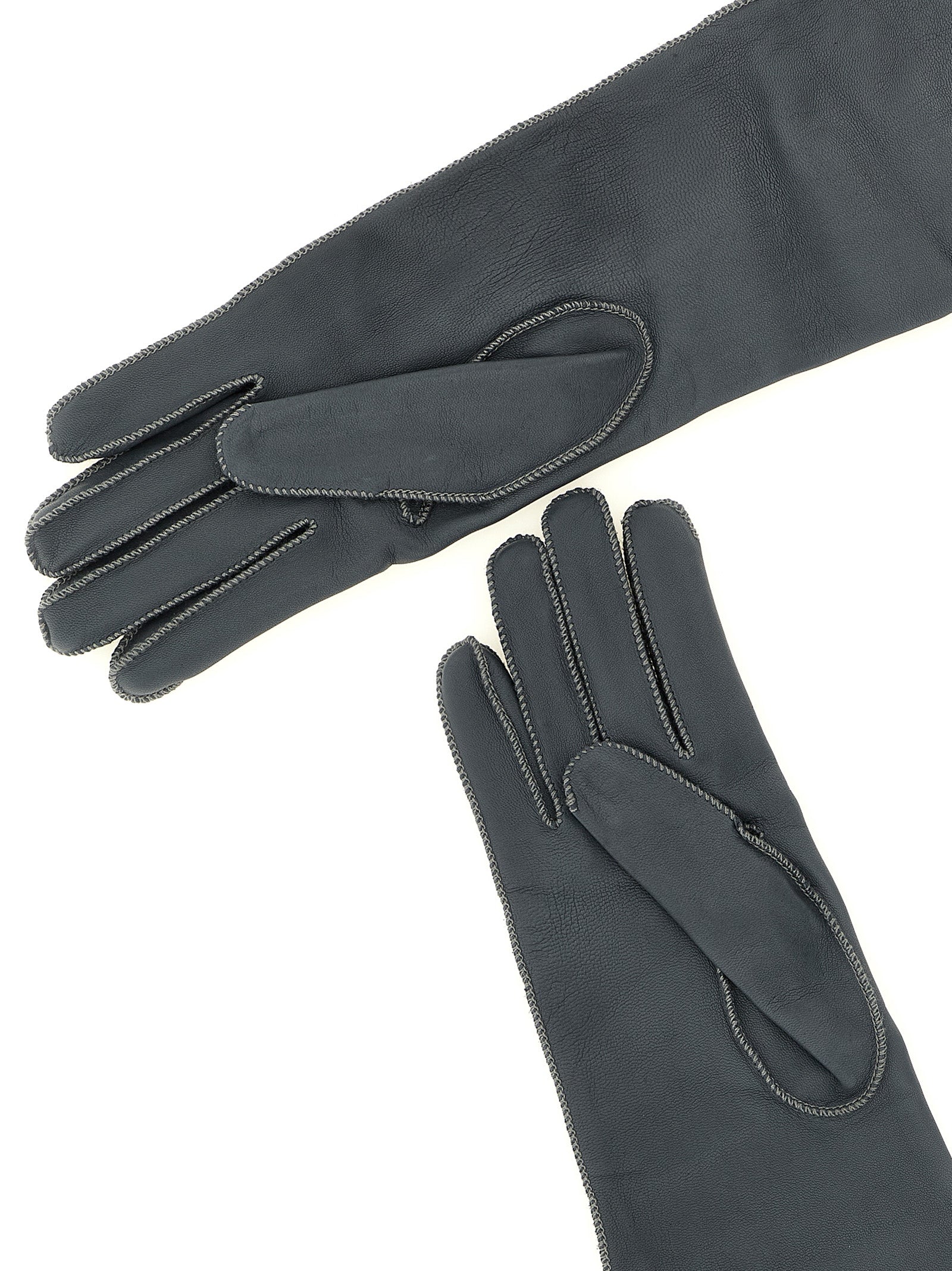 Agnona Long Leather Gloves