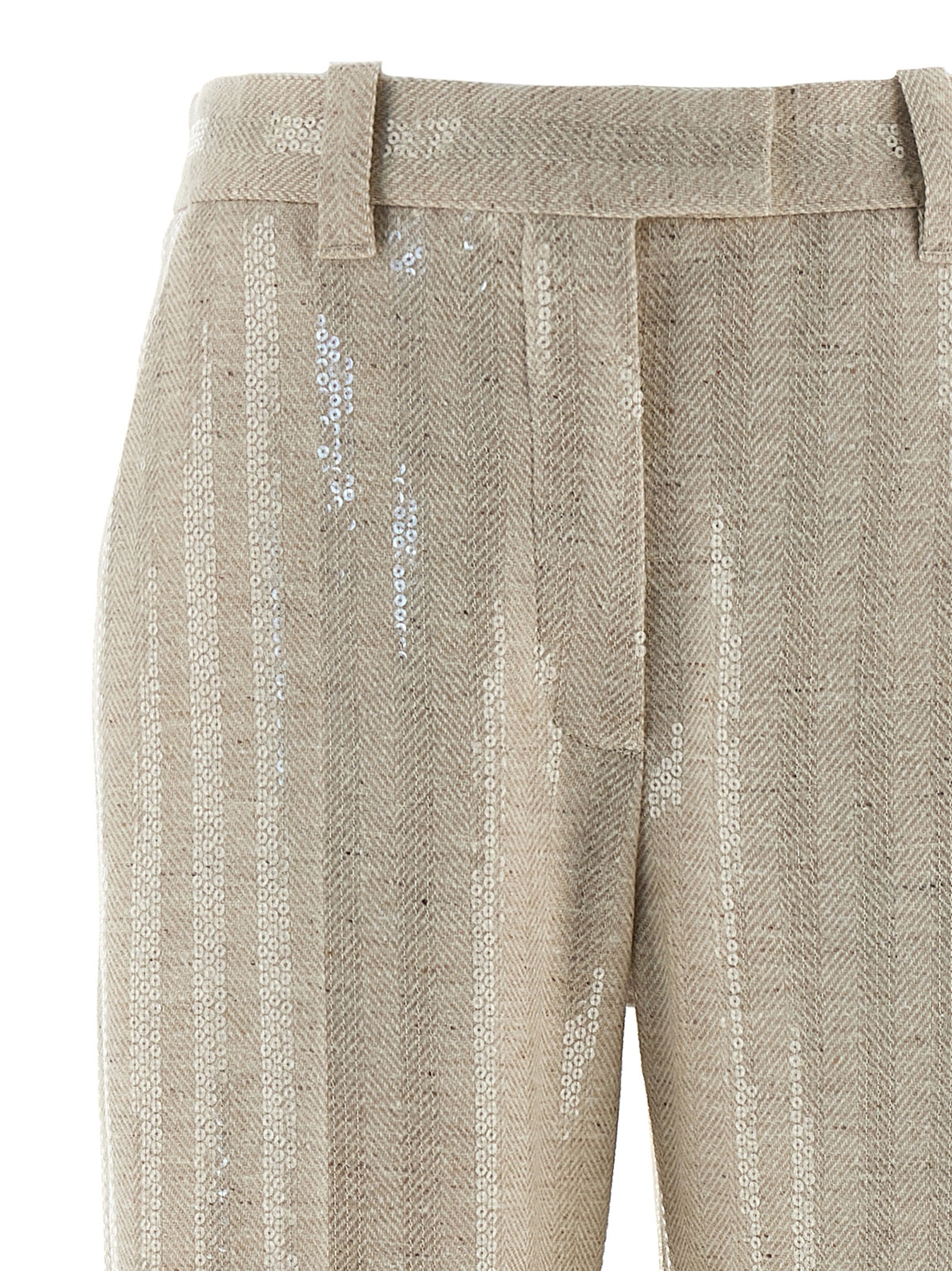 Brunello Cucinelli Herringbone Pants