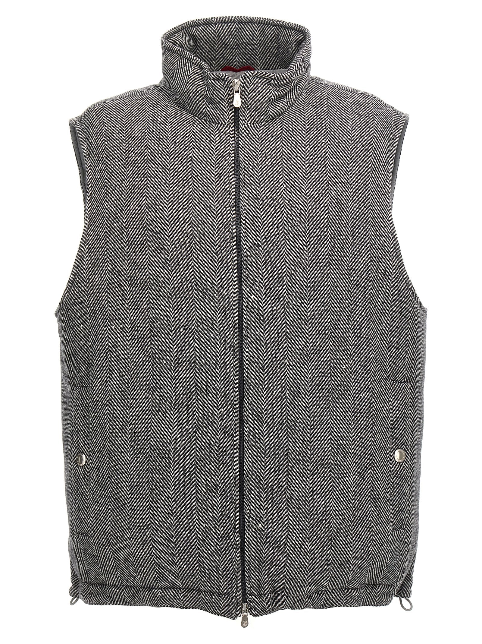 Brunello Cucinelli Chevron Vest