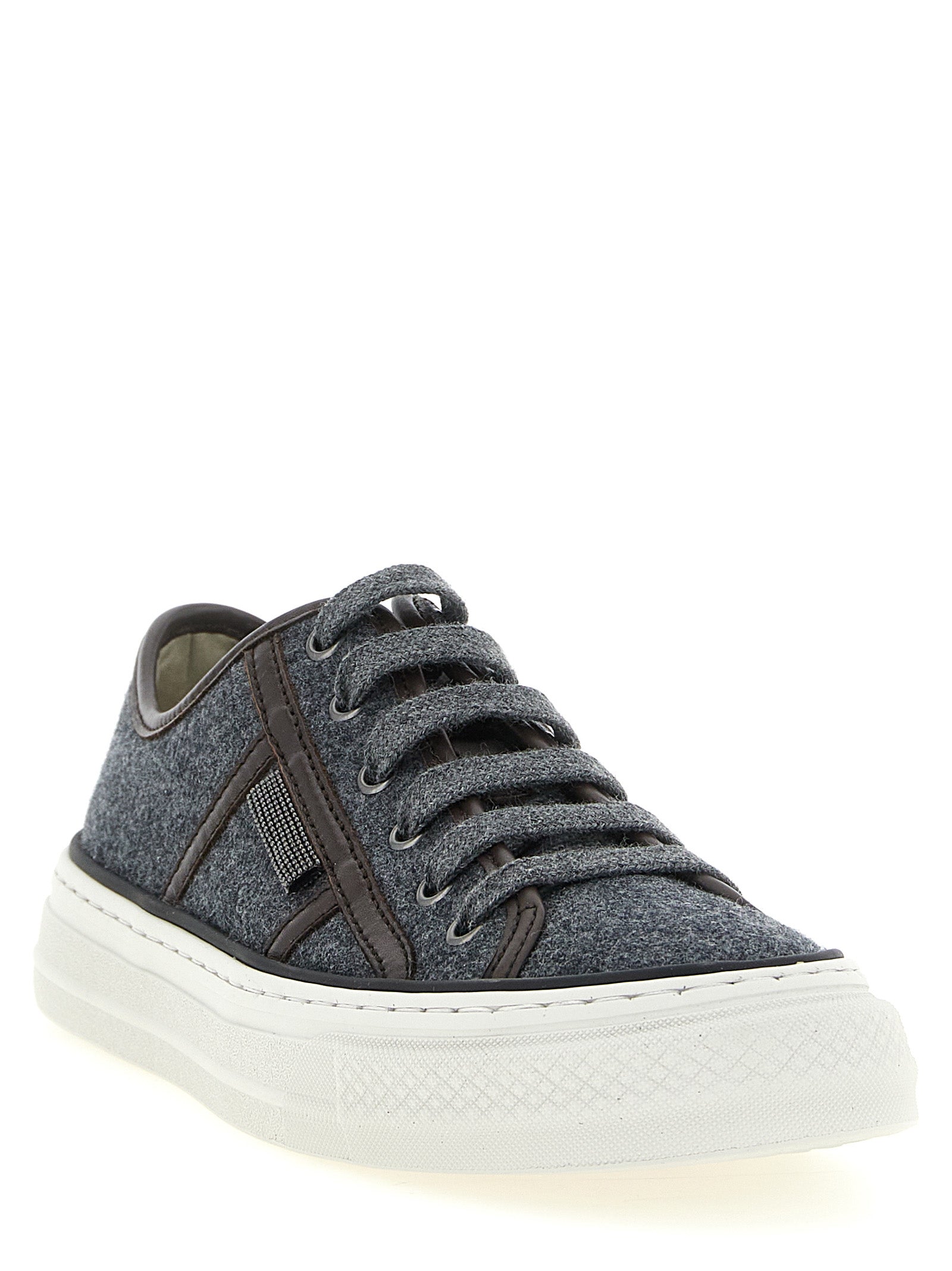 Brunello Cucinelli 'Shiny Tab' Sneakers