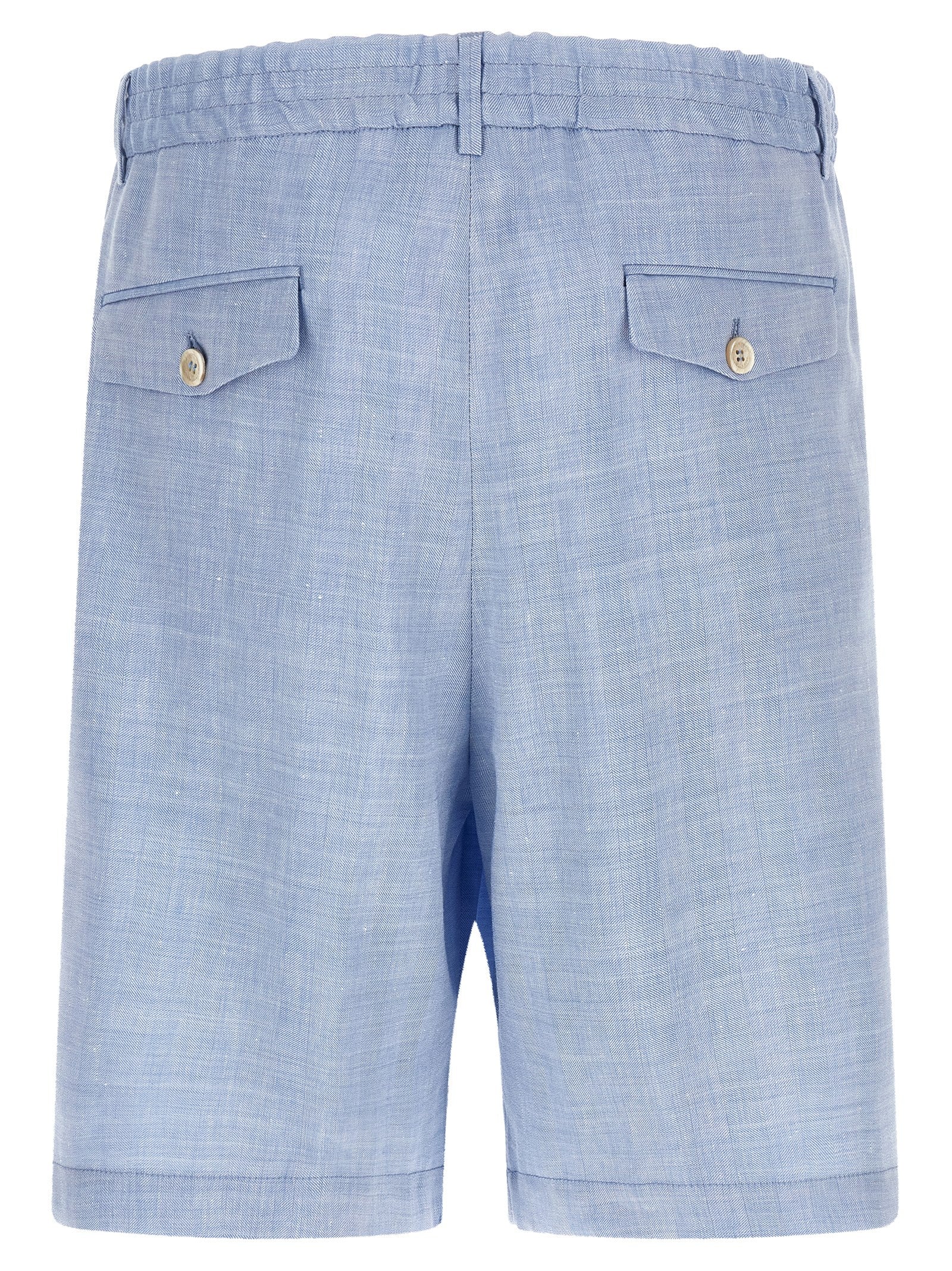 Brunello Cucinelli Chevron Bermuda Shorts