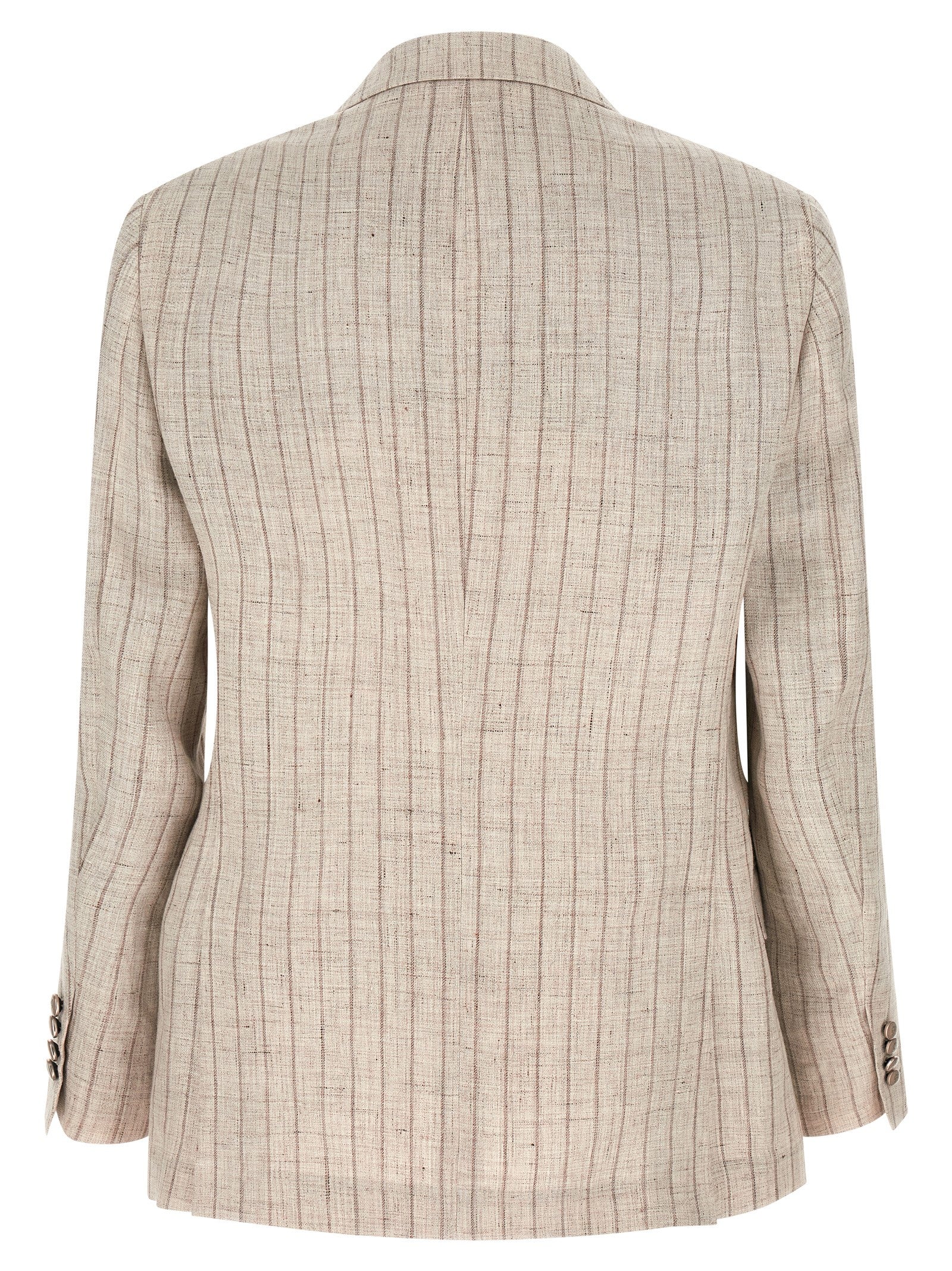 Brunello Cucinelli Pinstripe Twill Blazer