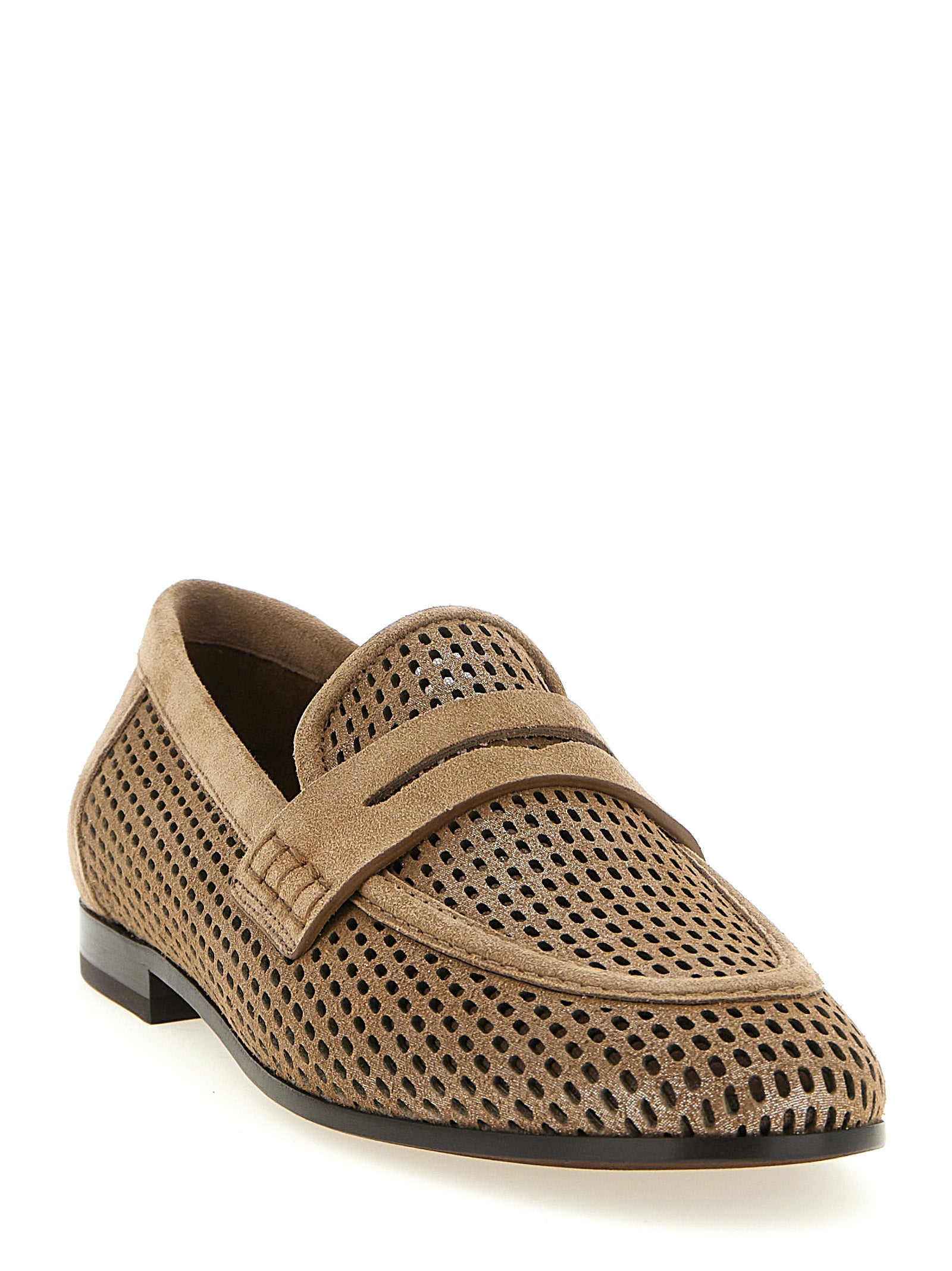 Brunello Cucinelli 'Sparkling Net' Loafers