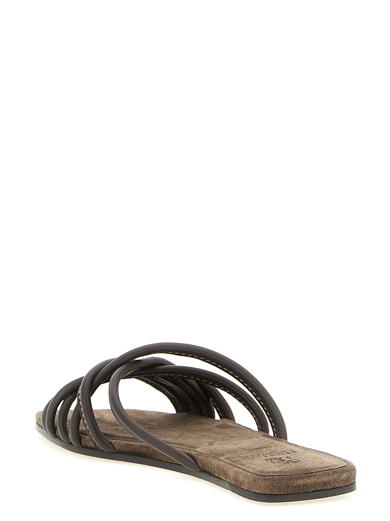 Brunello Cucinelli Leather Slides