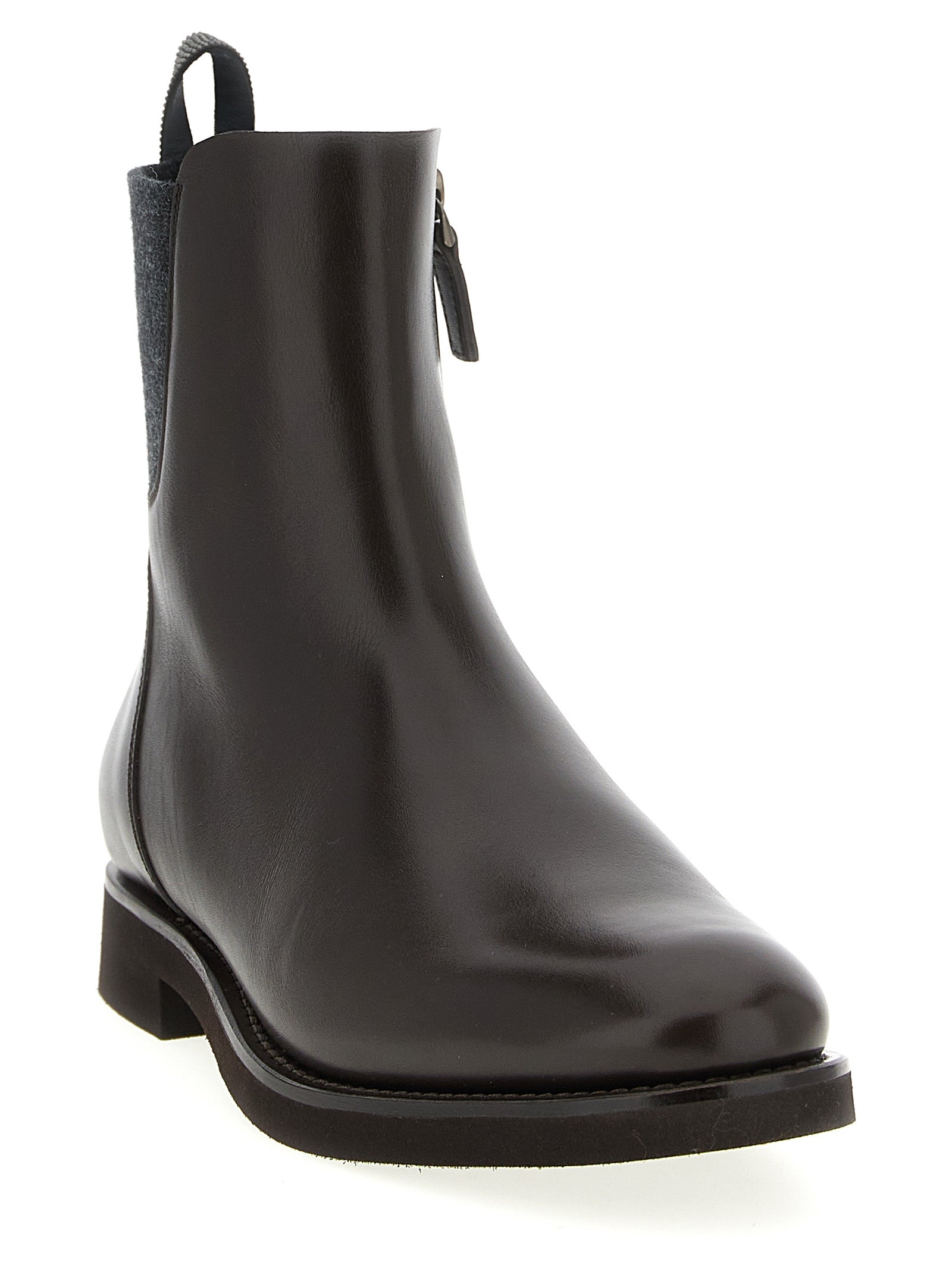 Brunello Cucinelli Monile Ankle Boots