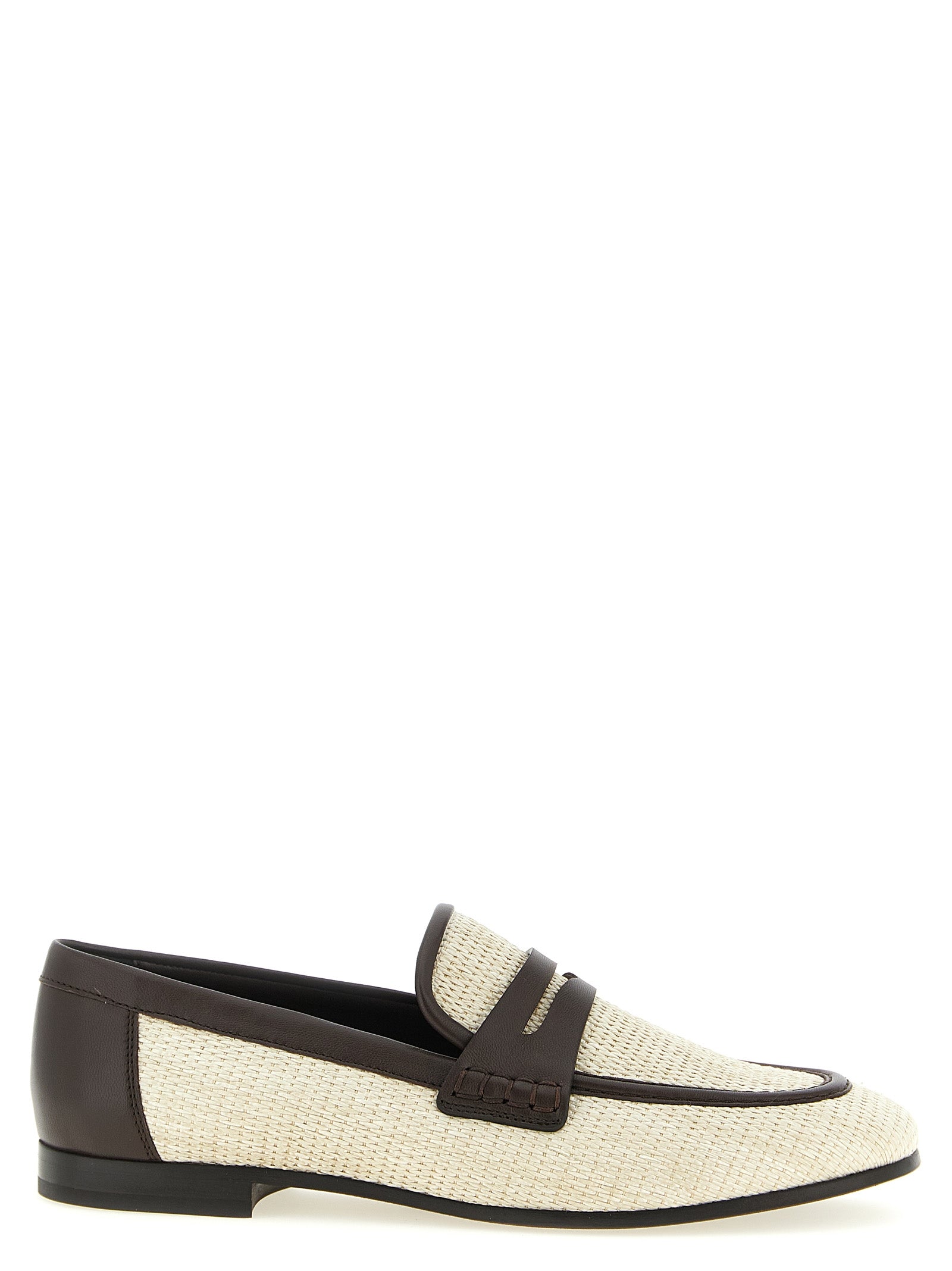Brunello Cucinelli Raffia Loafers