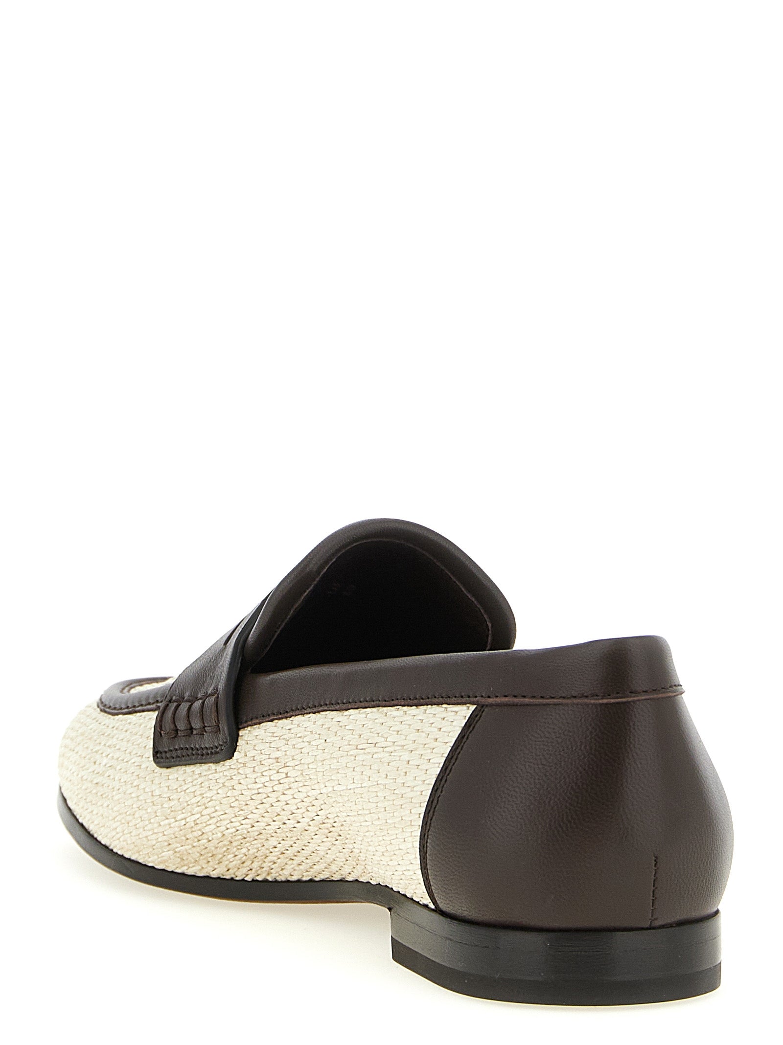 Brunello Cucinelli Raffia Loafers
