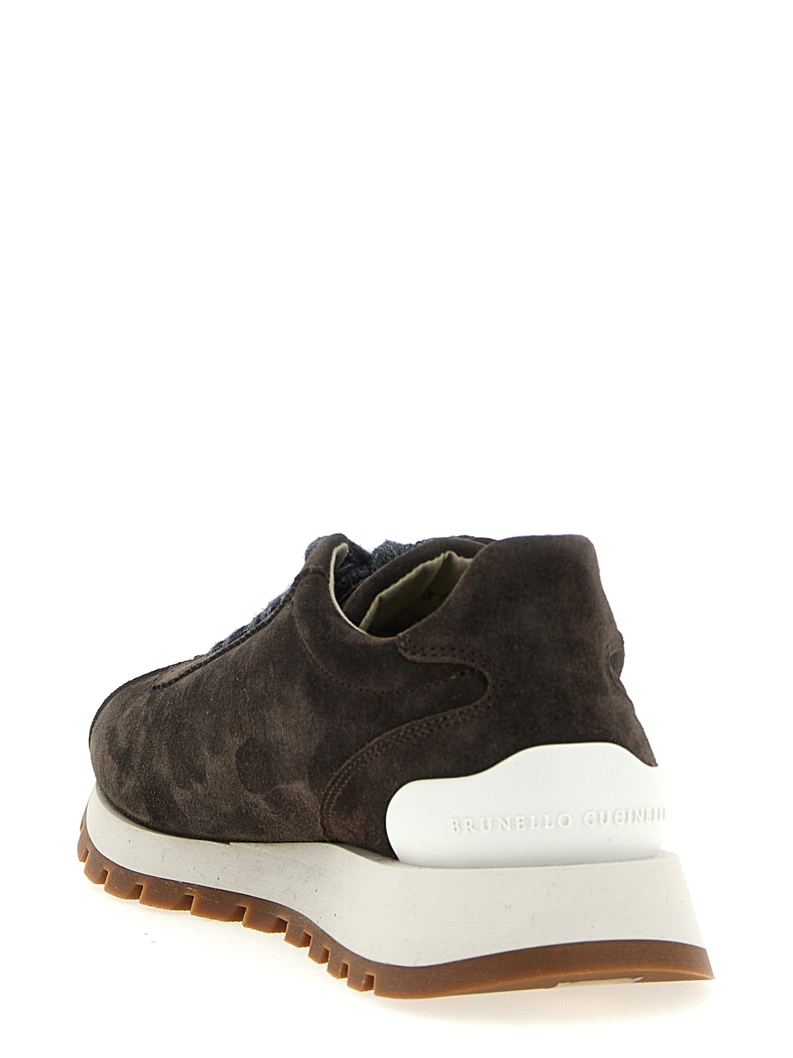 Brunello Cucinelli Shiny Tab Sneakers