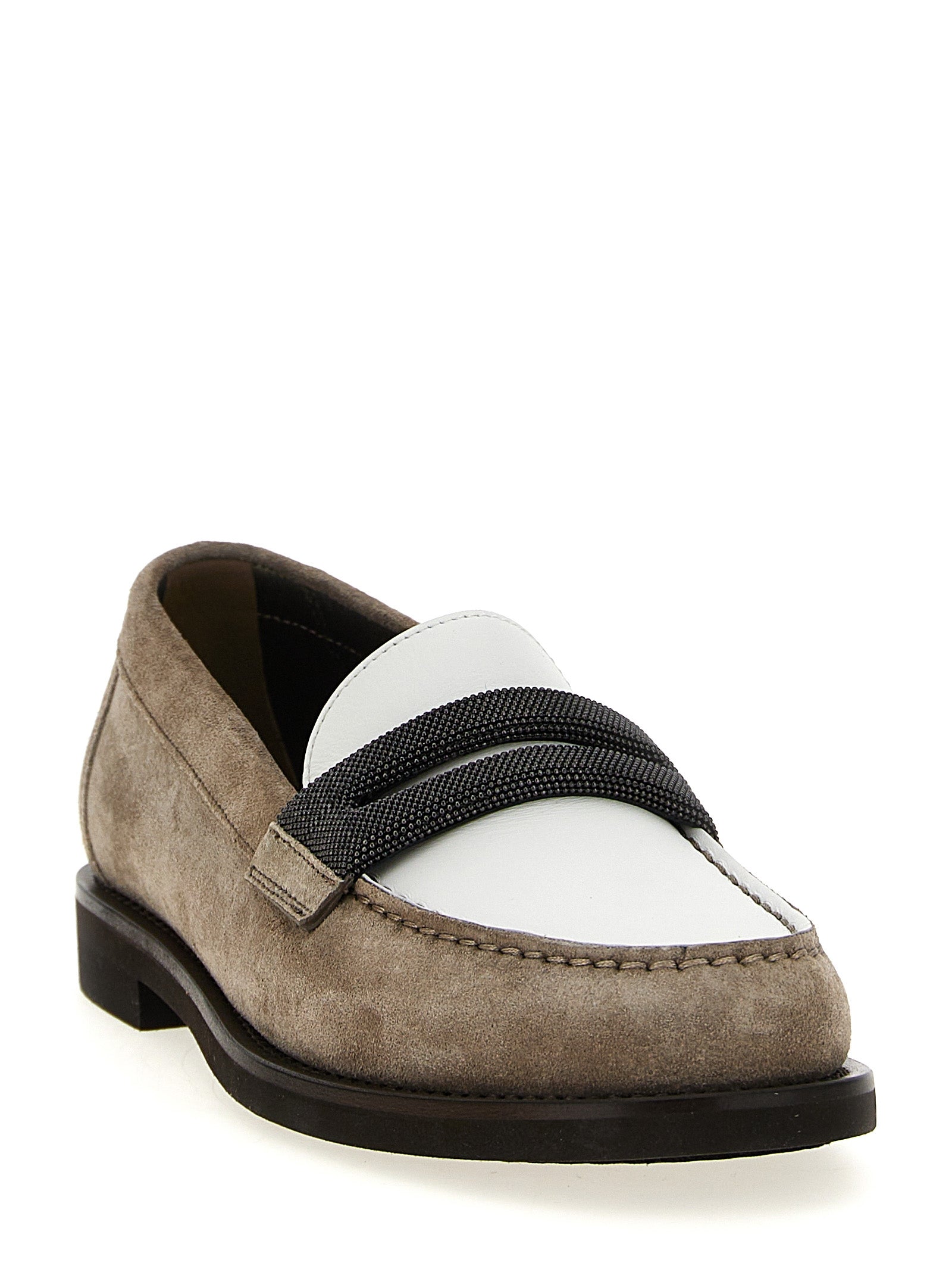 Brunello Cucinelli Two-Tone Loafers